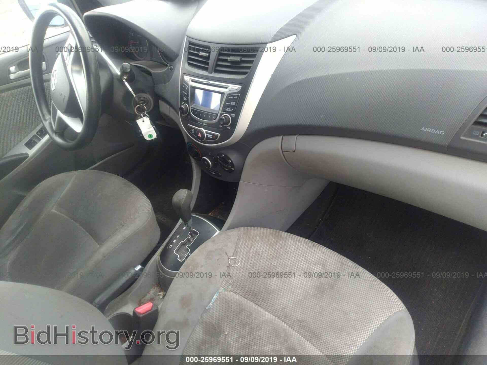 2012 HYUNDAI ACCENT - VIN: KMHCT5AE6CU042242 - Фото 5