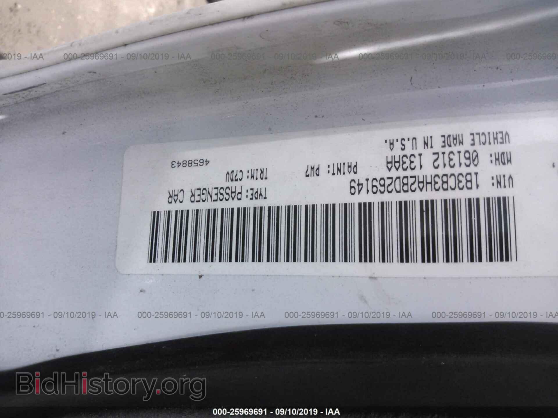 2011 DODGE CALIBER - VIN: 1B3CB3HA2BD269149 - Фото 9