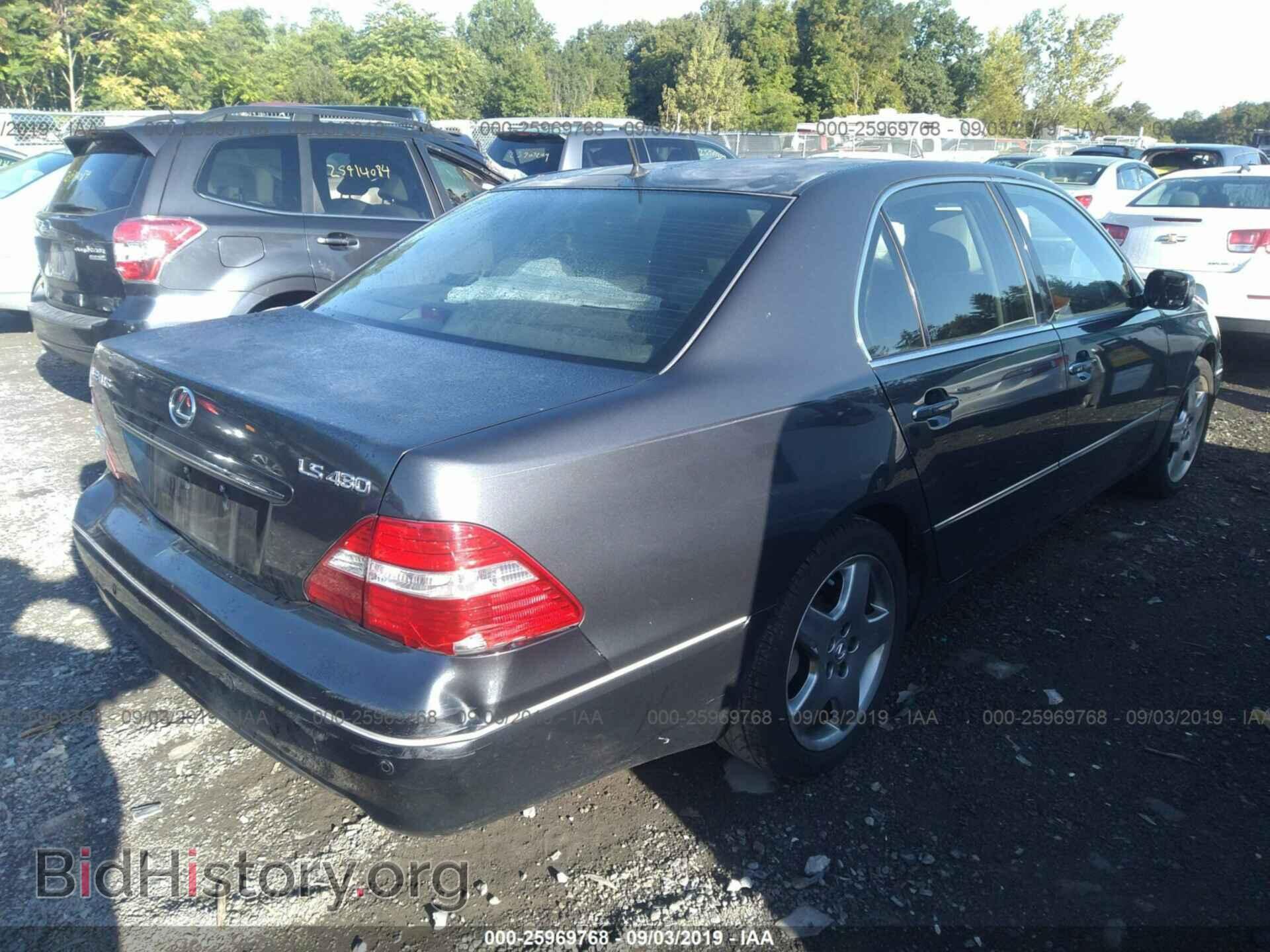 2006 LEXUS LS - VIN: JTHBN36F265045006 - Фото 4
