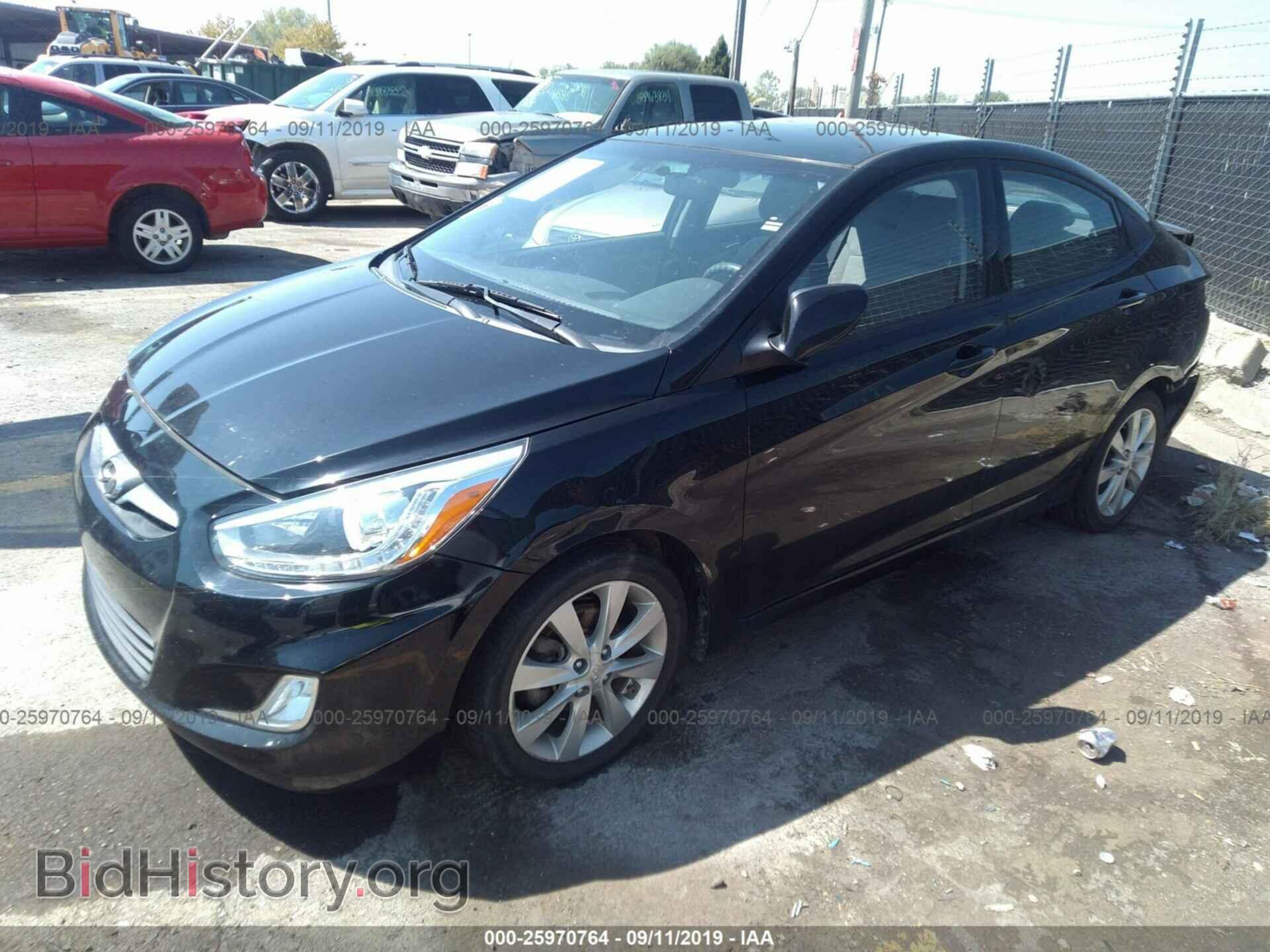 2014 HYUNDAI ACCENT - VIN: KMHCU4AE7EU766855 - Photo 2
