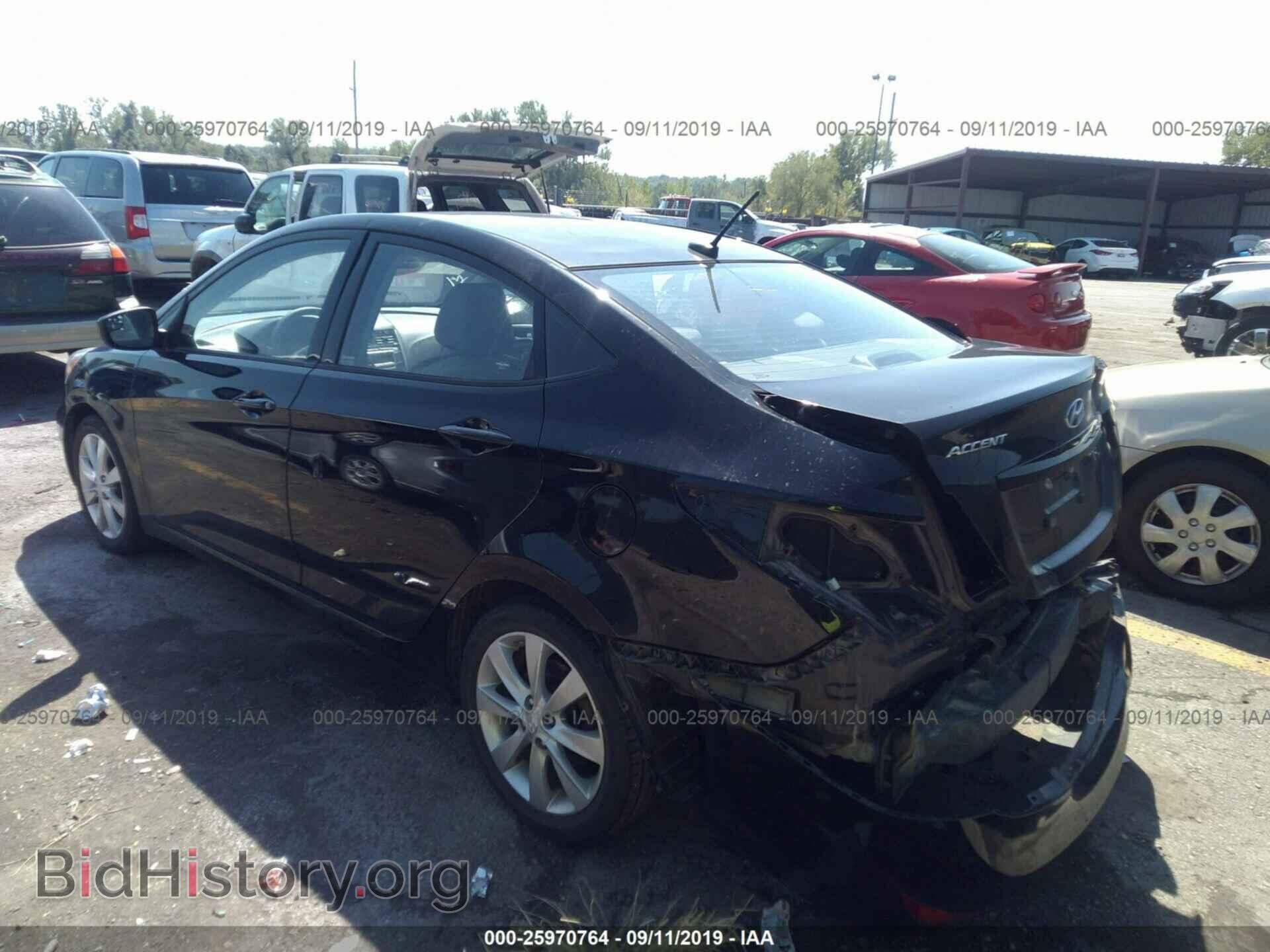 2014 HYUNDAI ACCENT - VIN: KMHCU4AE7EU766855 - Photo 3