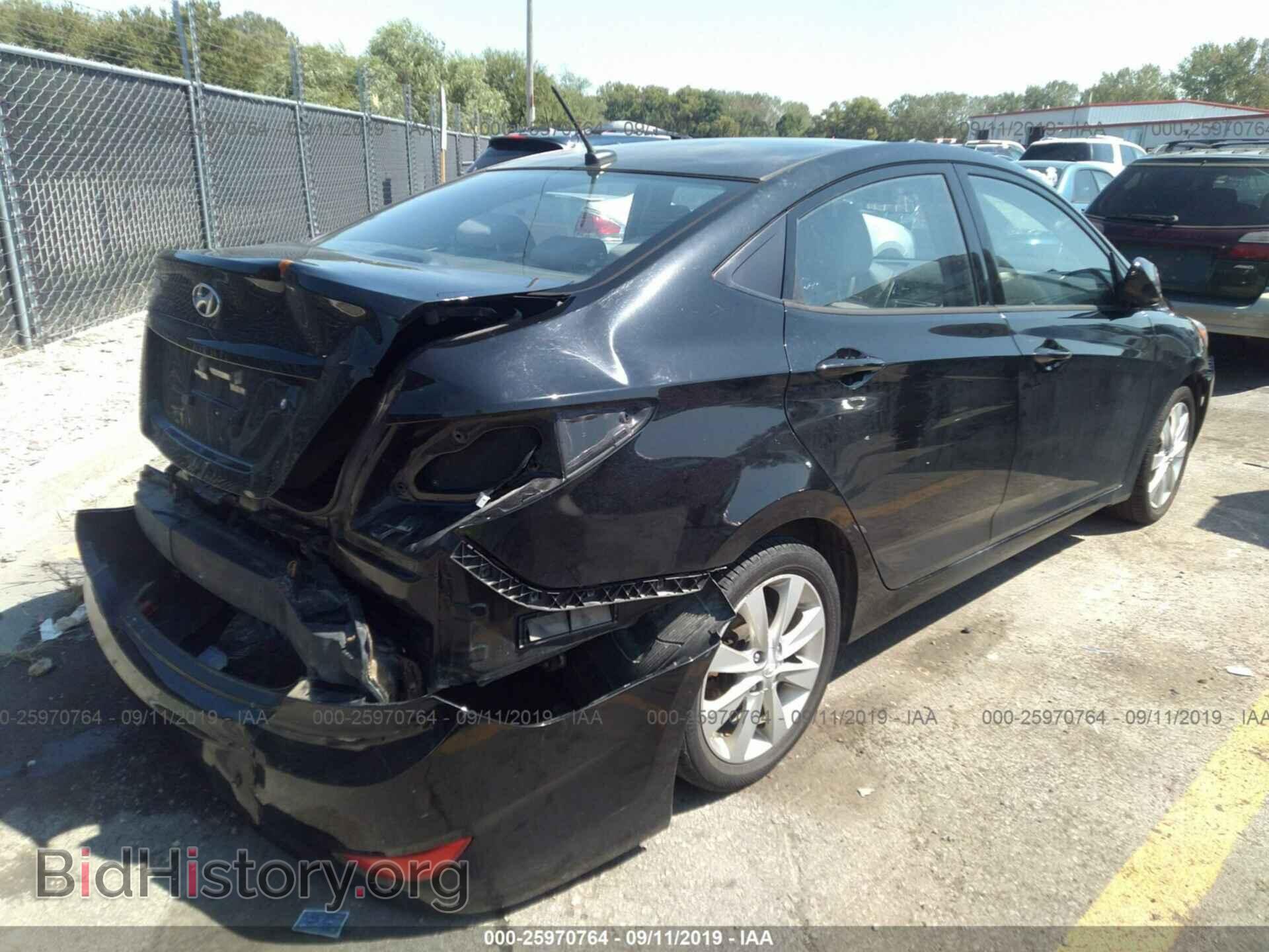 2014 HYUNDAI ACCENT - VIN: KMHCU4AE7EU766855 - Photo 4