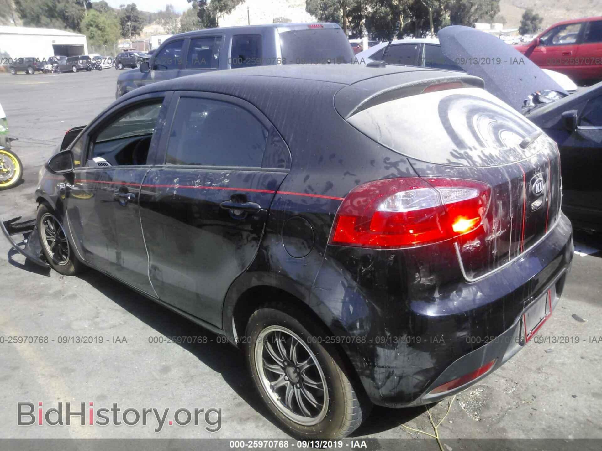 2013 KIA RIO - VIN: KNADM5A39D6275149 - Фото 3