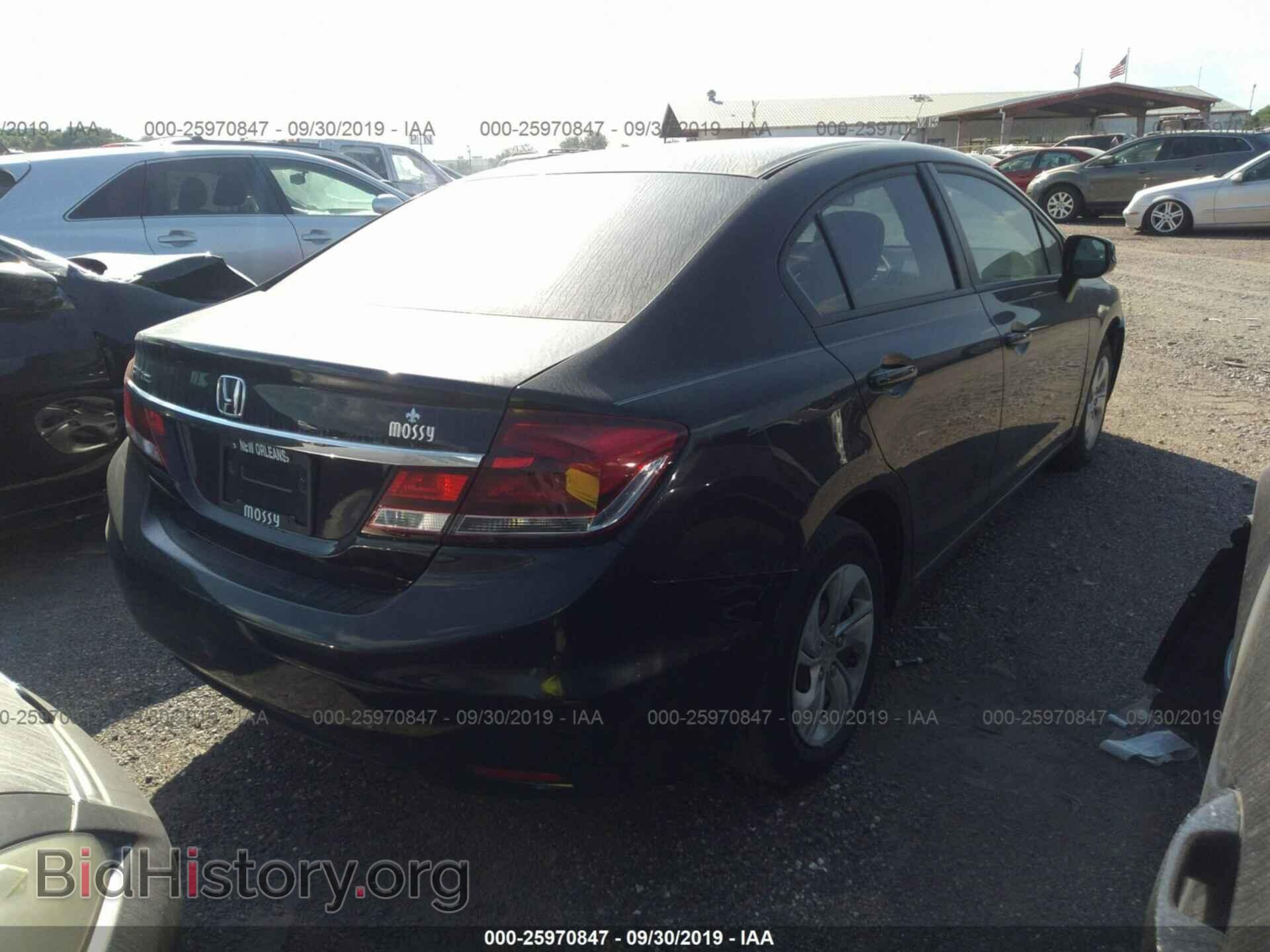 2013 HONDA CIVIC - VIN: 19XFB2F55DE007428 - Фото 4