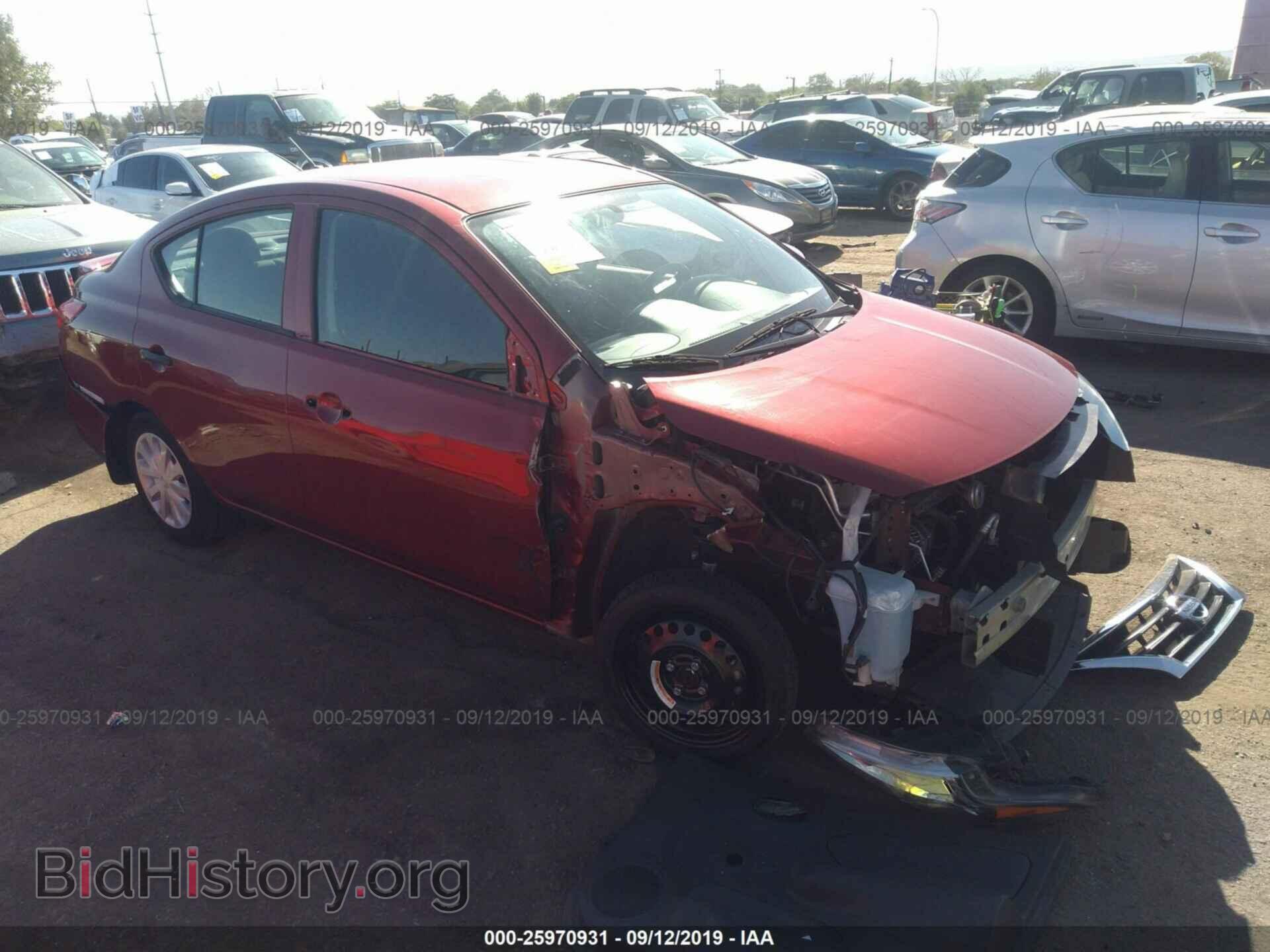 Фотография 3N1CN7AP3GL858534 - NISSAN VERSA 2016