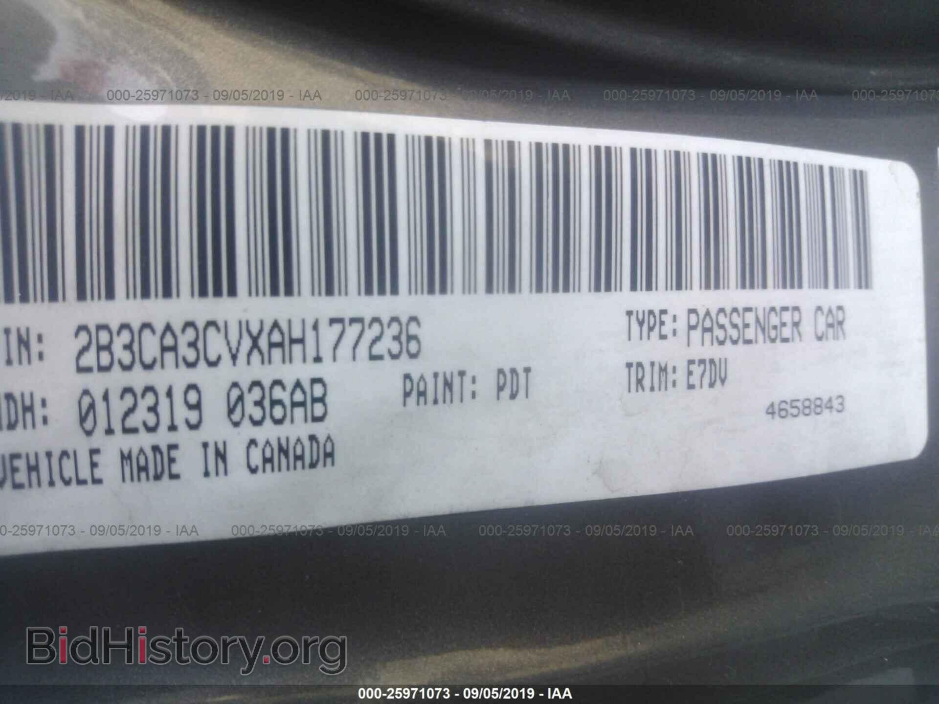 2010 DODGE CHARGER - VIN: 2B3CA3CVXAH177236 - Фото 9