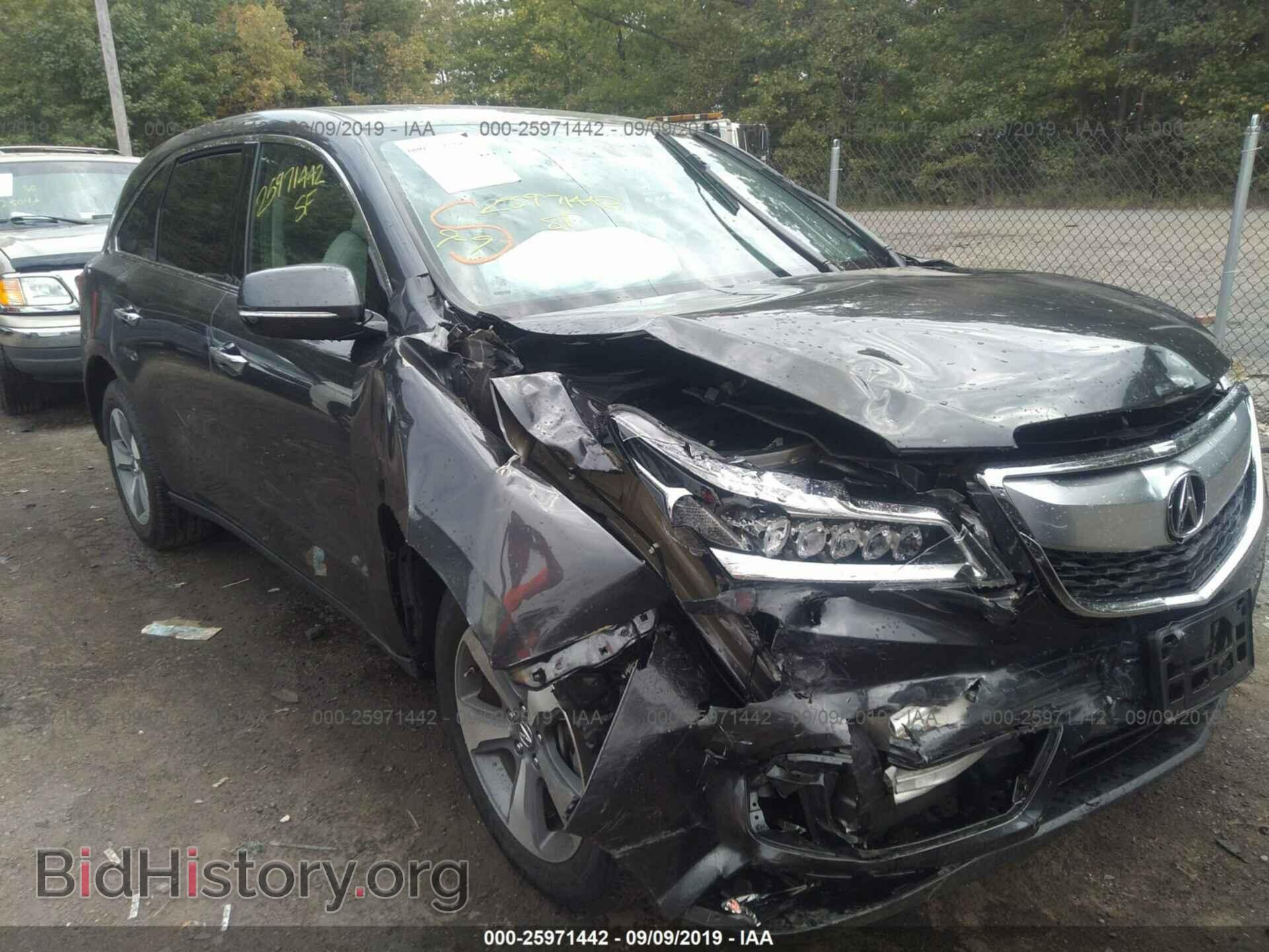 Фотография 5FRYD4H28GB051454 - ACURA MDX 2016