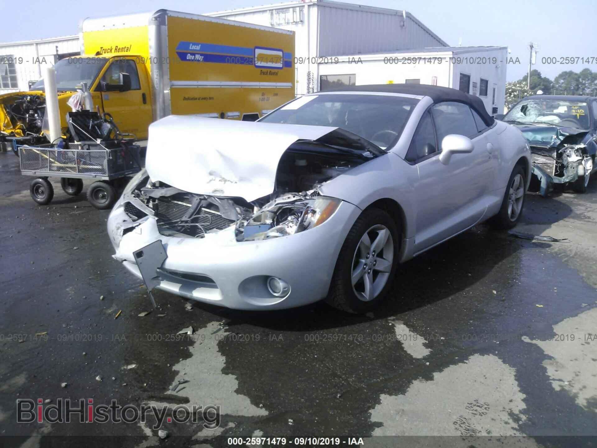 2007 MITSUBISHI ECLIPSE - VIN: 4A3AL25F17E052557 - Фото 2