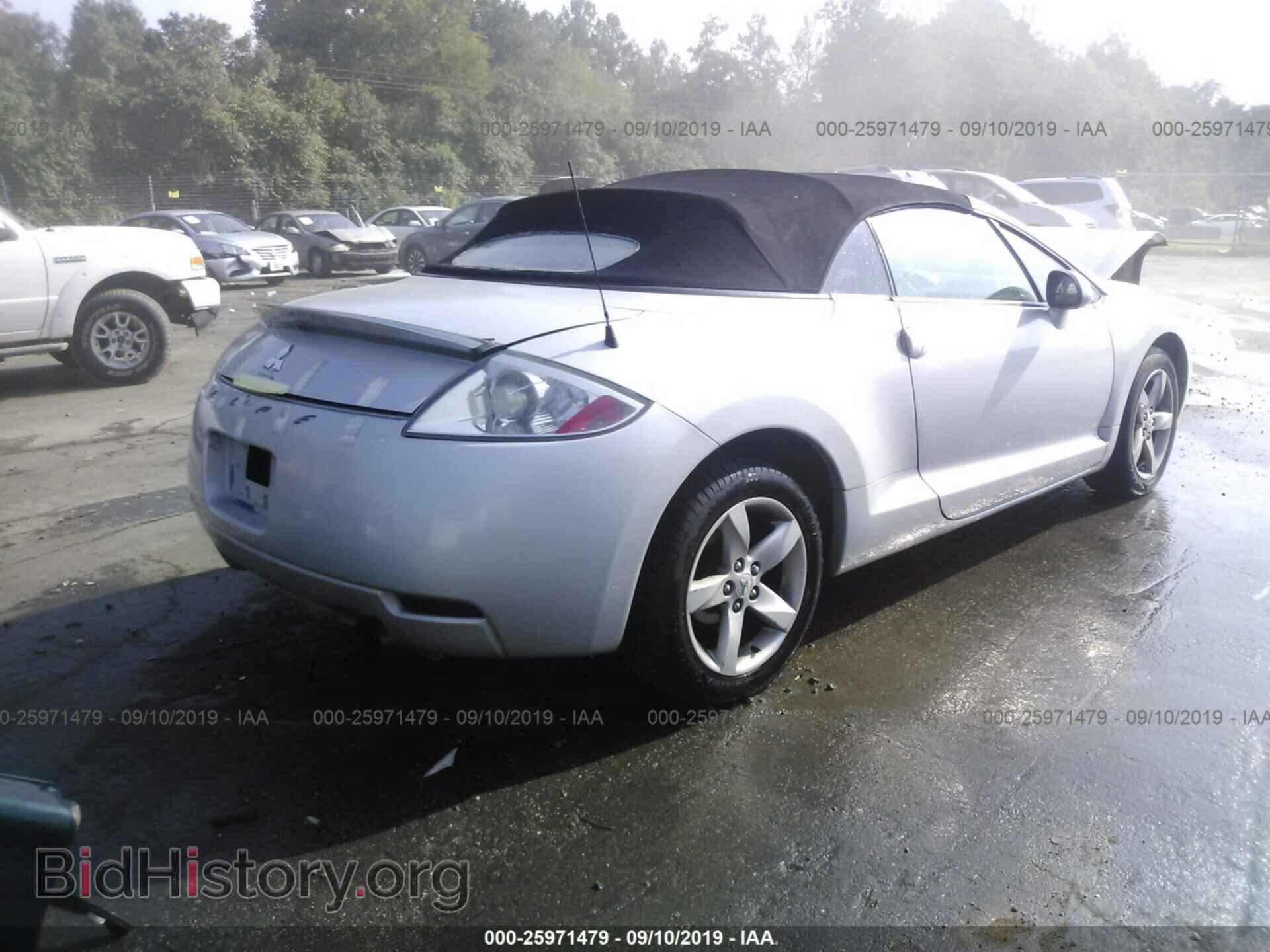 2007 MITSUBISHI ECLIPSE - VIN: 4A3AL25F17E052557 - Фото 4