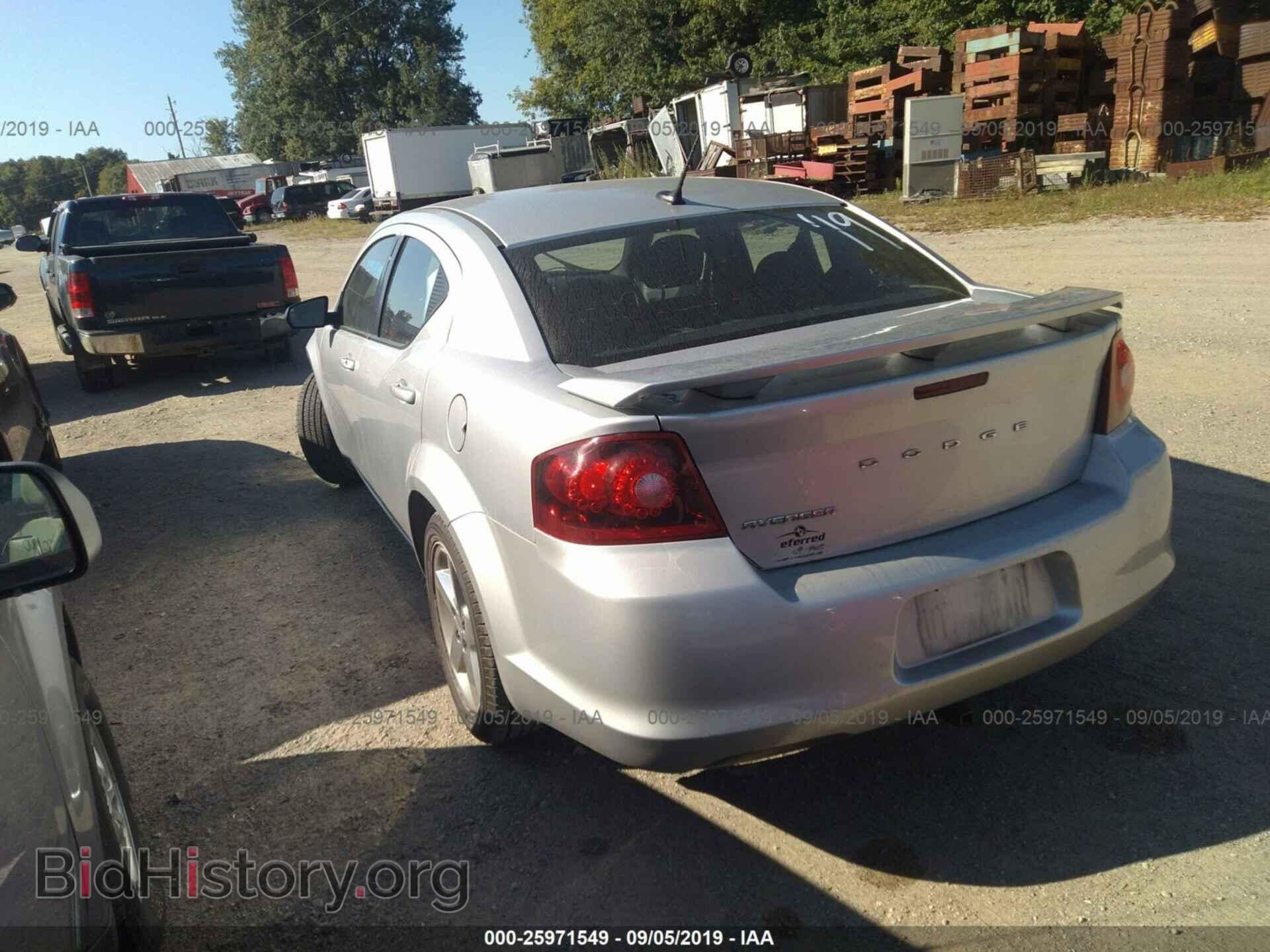 2012 DODGE AVENGER - VIN: 1C3CDZAB9CN177308 - Фото 3