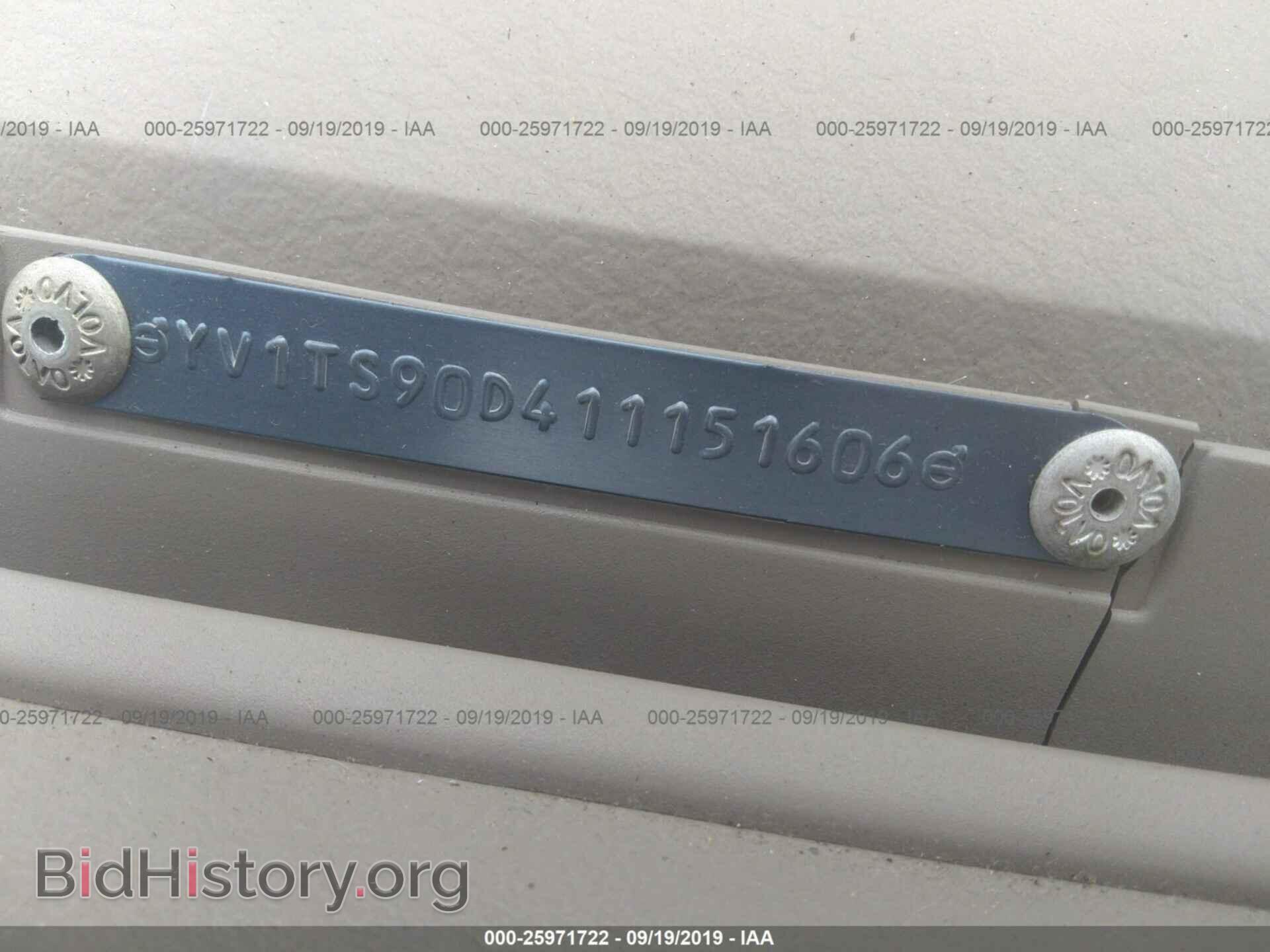 2001 VOLVO S80 - VIN: YV1TS90D411151606 - Фото 9
