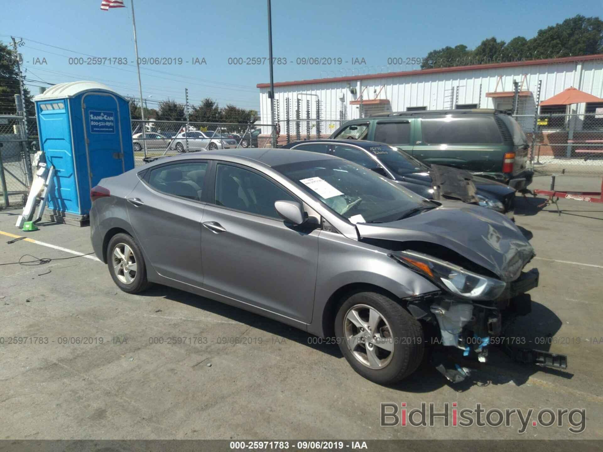 Photo 5NPDH4AE2EH498501 - HYUNDAI ELANTRA 2014