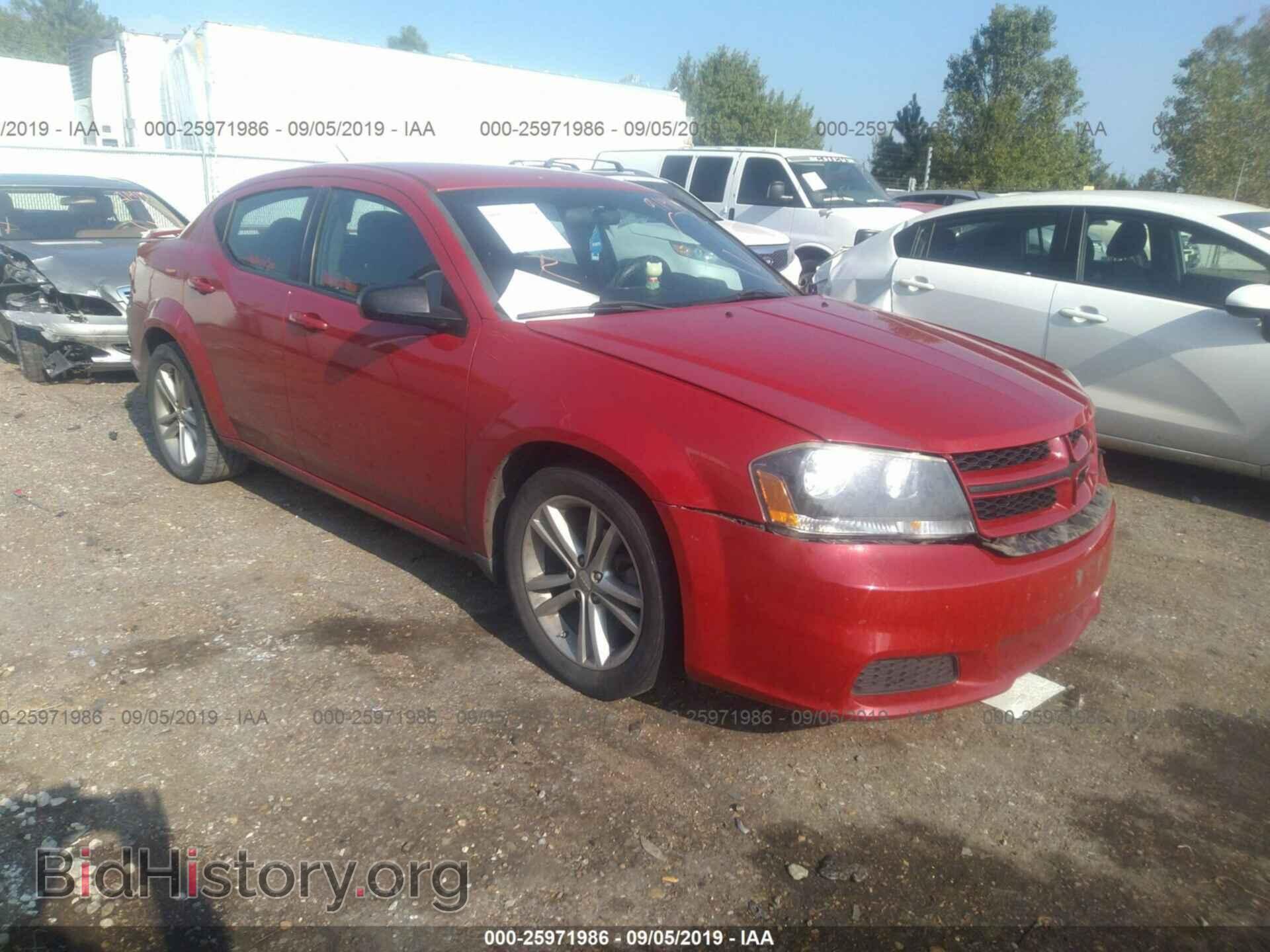 Photo 1C3CDZAB3EN225601 - DODGE AVENGER 2014