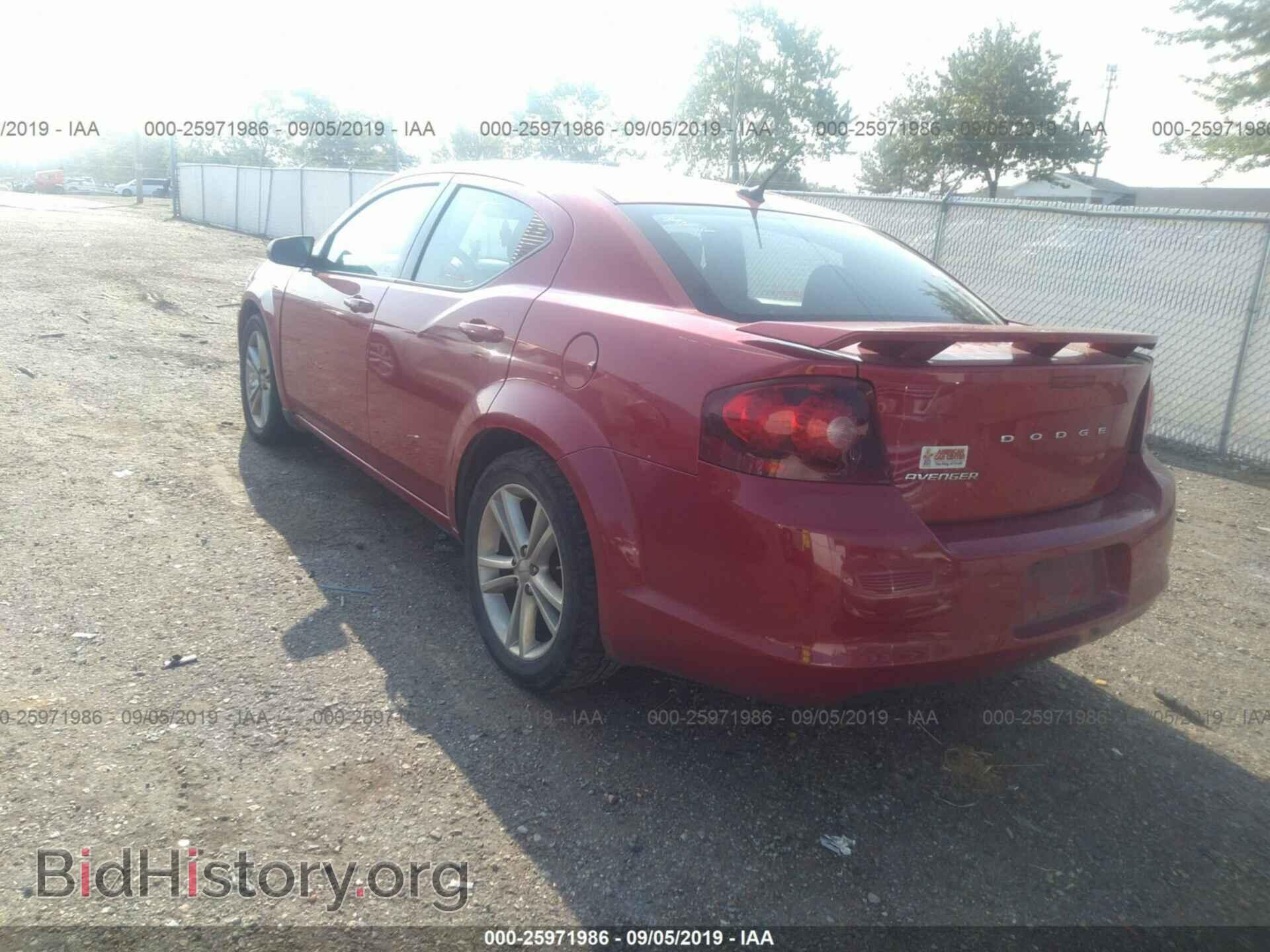 2014 DODGE AVENGER - VIN: 1C3CDZAB3EN225601 - Фото 3