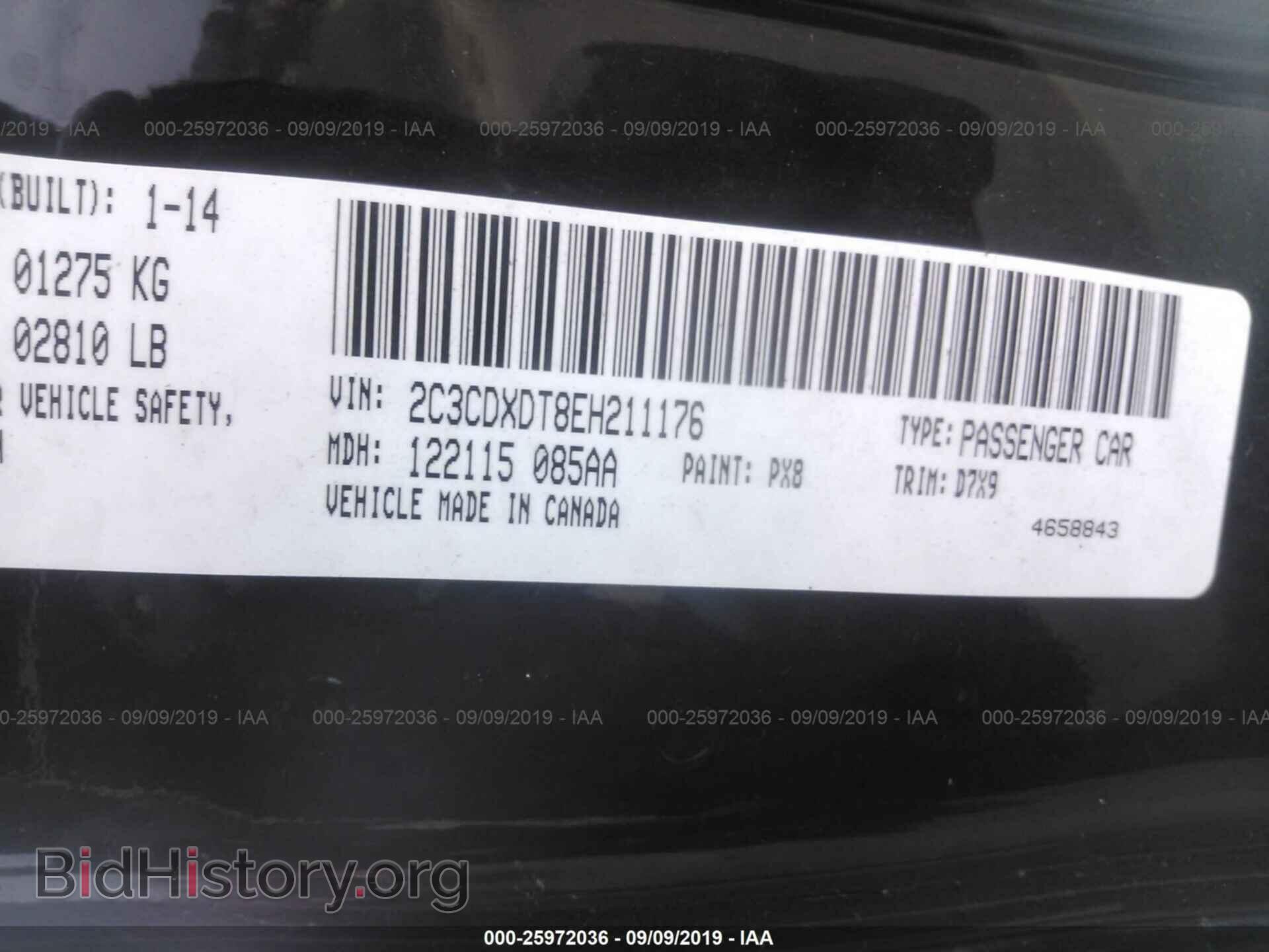 2014 DODGE CHARGER - VIN: 2C3CDXDT8EH211176 - Фото 9