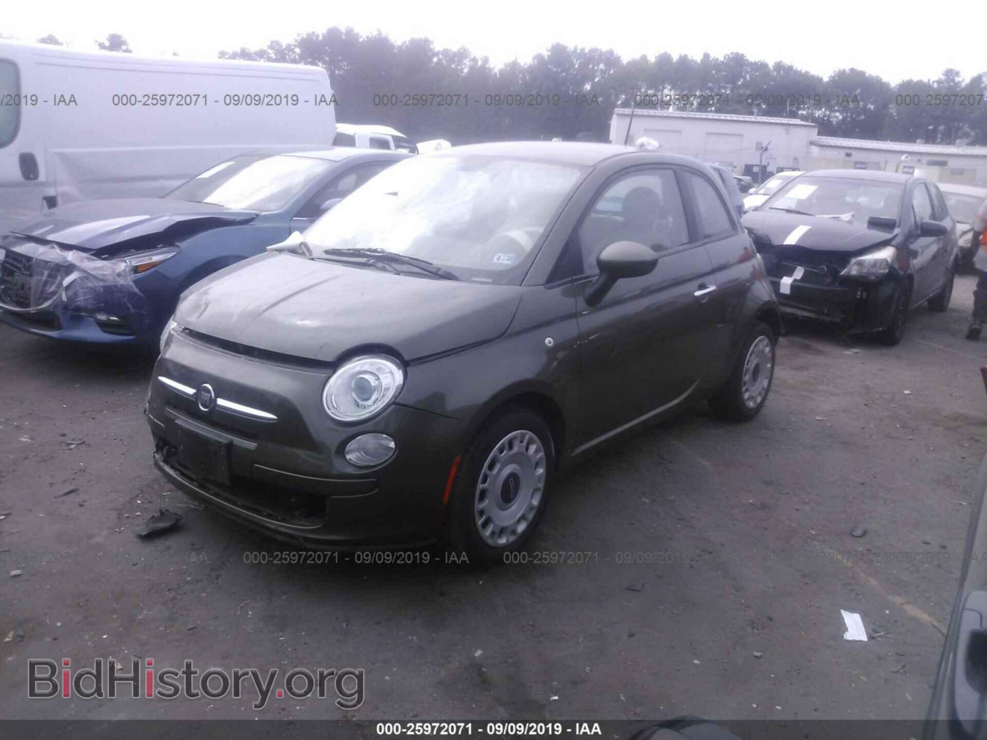 2012 FIAT 500 - VIN: 3C3CFFAR7CT319578 - Фото 2