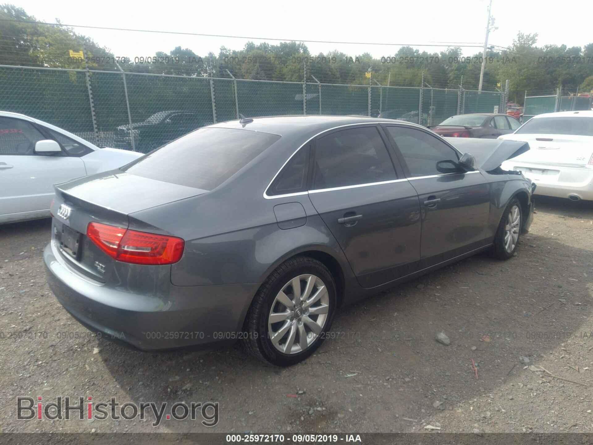 2013 AUDI A4 - VIN: WAUBFAFLXDN037576 - Фото 4