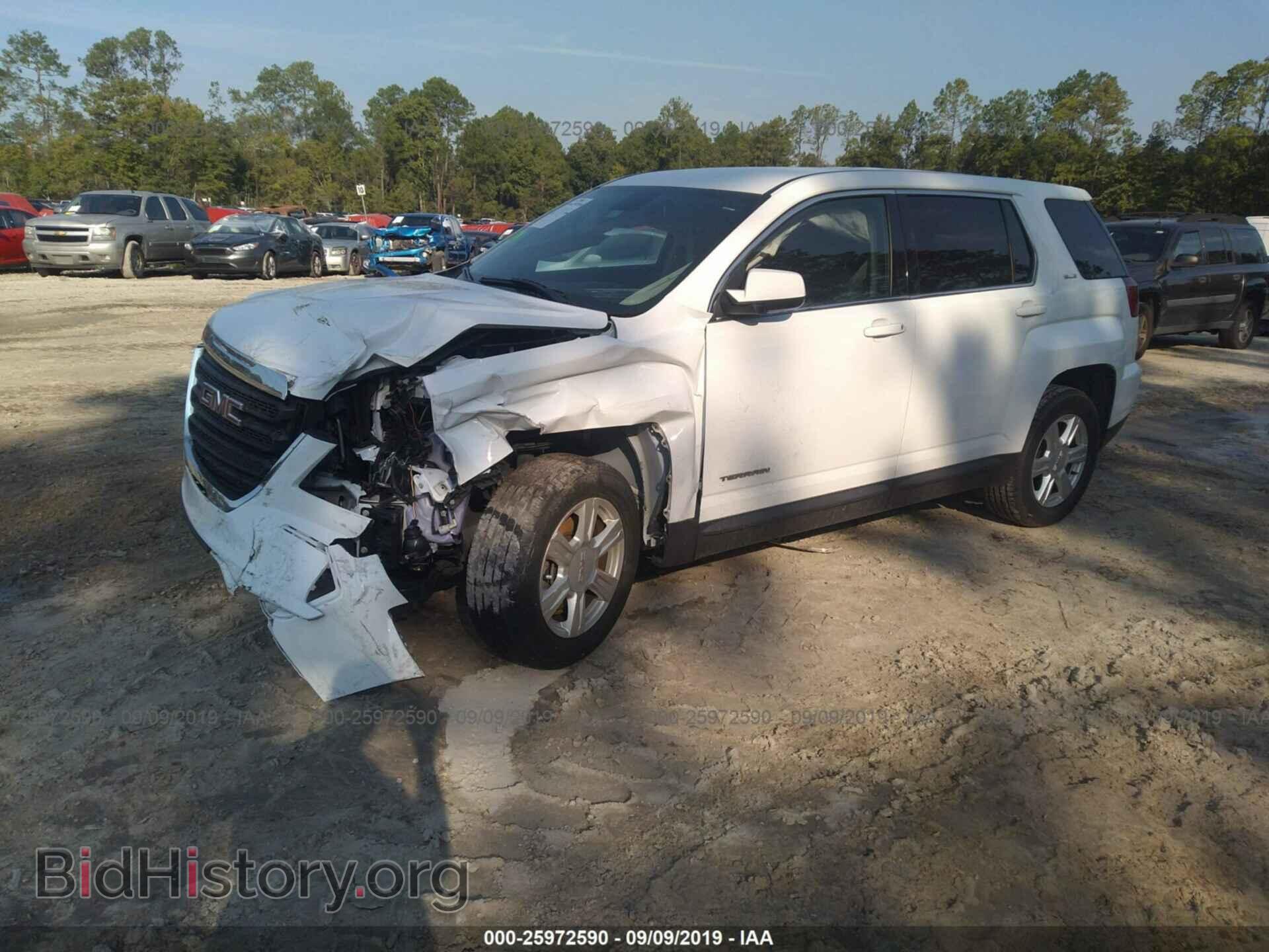 2016 GMC TERRAIN - VIN: 2GKALMEK9G6304351 - Фото 2