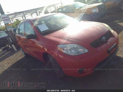 2008 Toyota COROLLA MATRIX XR, красный — VIN 2T1KR32E58C703054, IAAI
