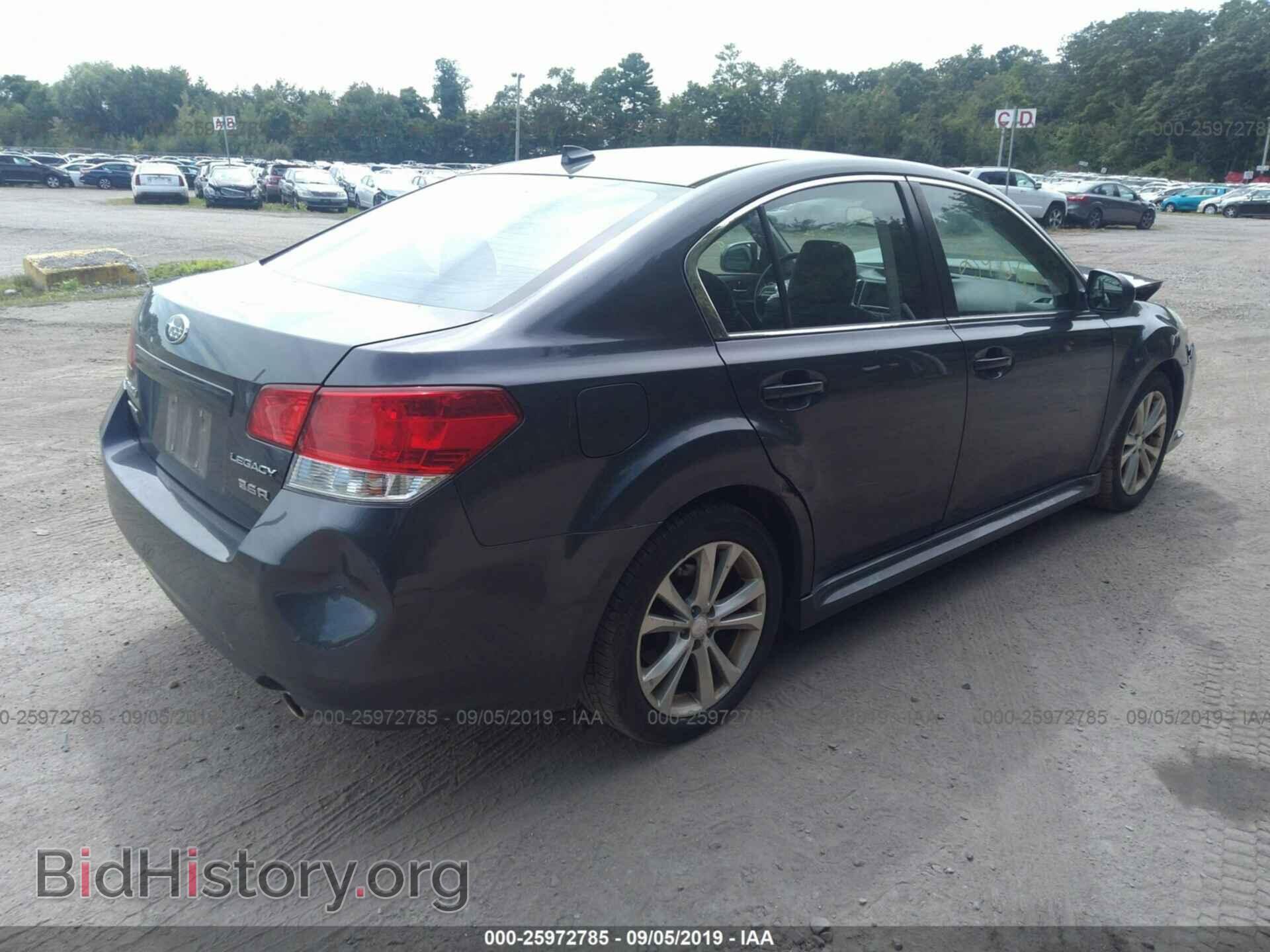2013 SUBARU LEGACY - VIN: 4S3BMDL68D2012394 - Фото 4