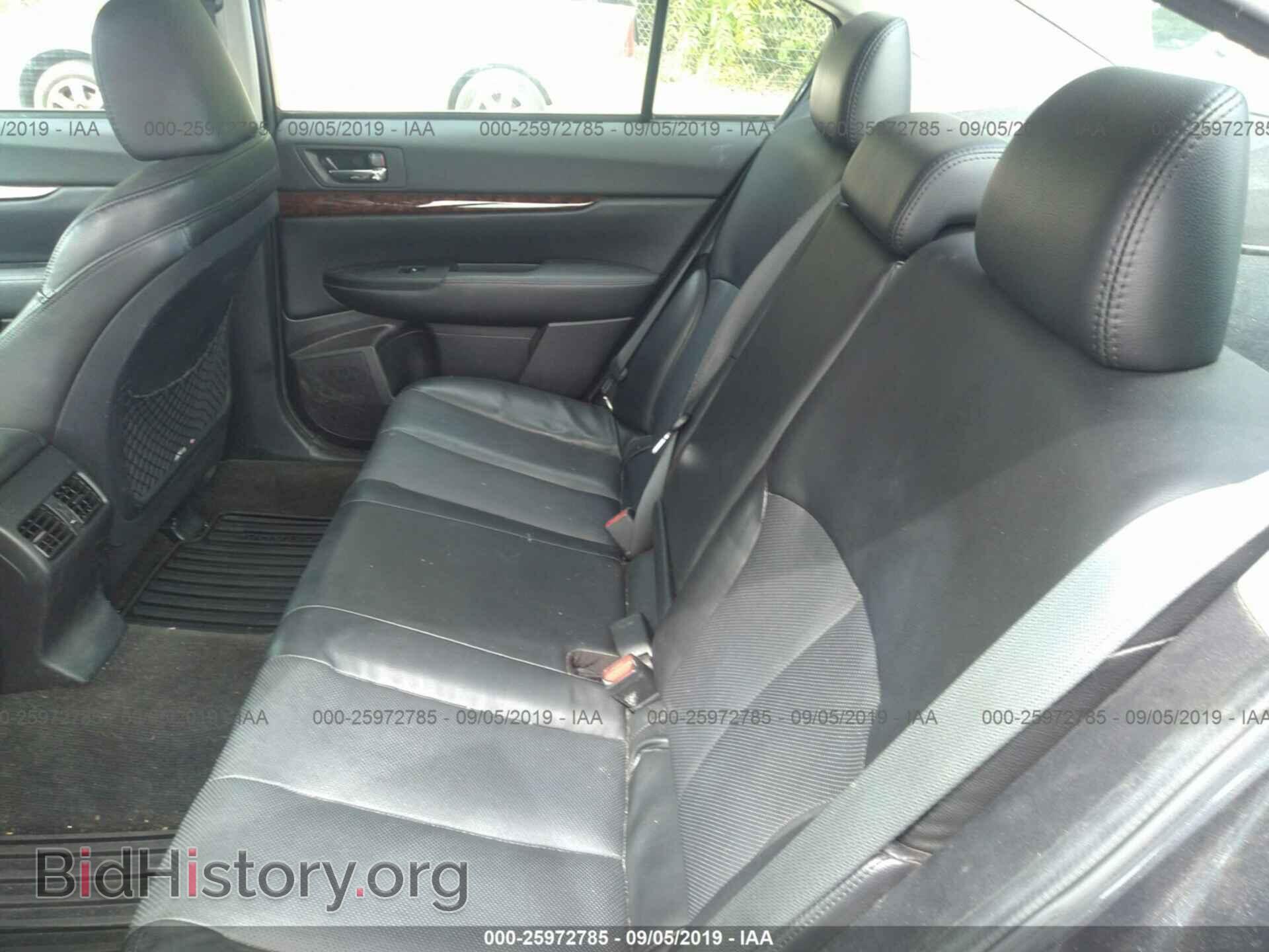 2013 SUBARU LEGACY - VIN: 4S3BMDL68D2012394 - Фото 8