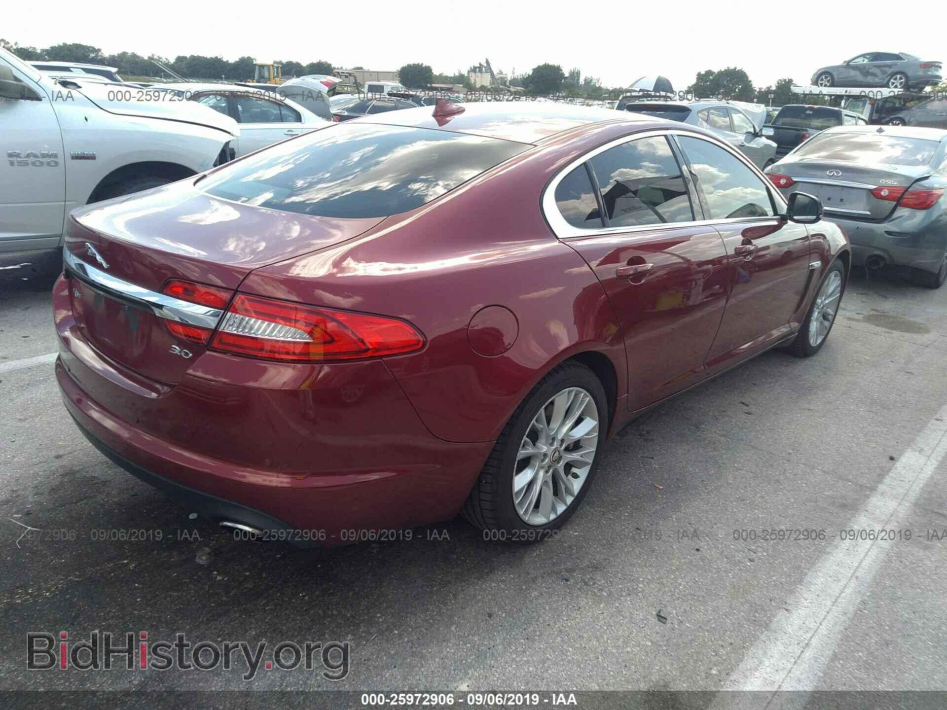 2013 JAGUAR XF - VIN: SAJWA0E78D8S69126 - Фото 4