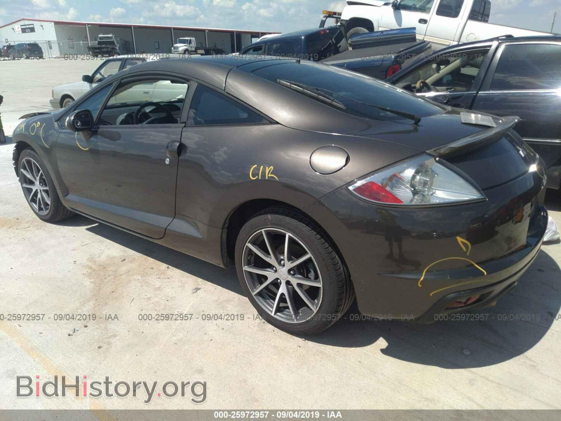 2012 MITSUBISHI ECLIPSE - VIN: 4A31K5DF8CE004148 - Фото 3