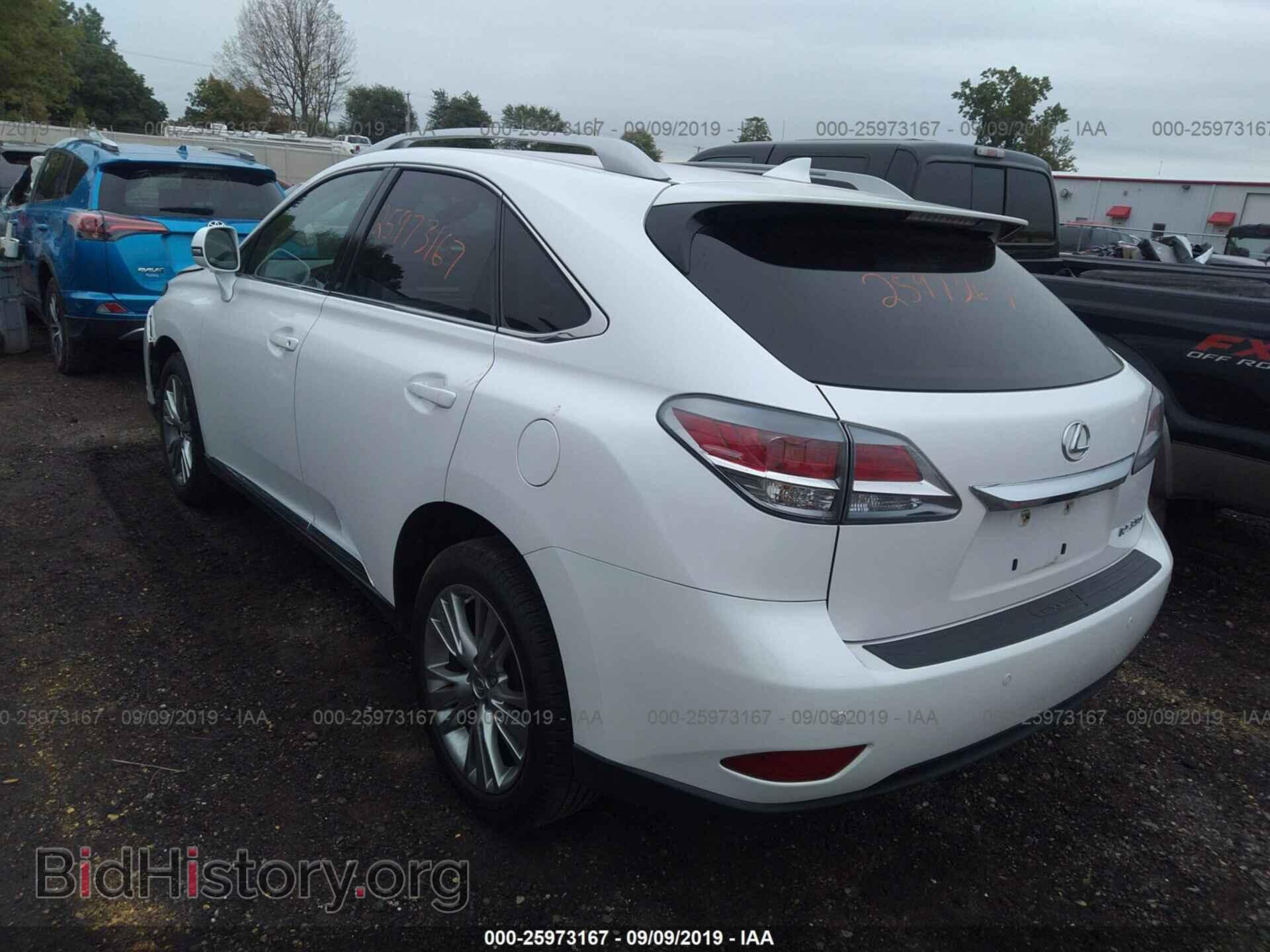 2014 LEXUS RX - VIN: 2T2BK1BA6EC237261 - Фото 3