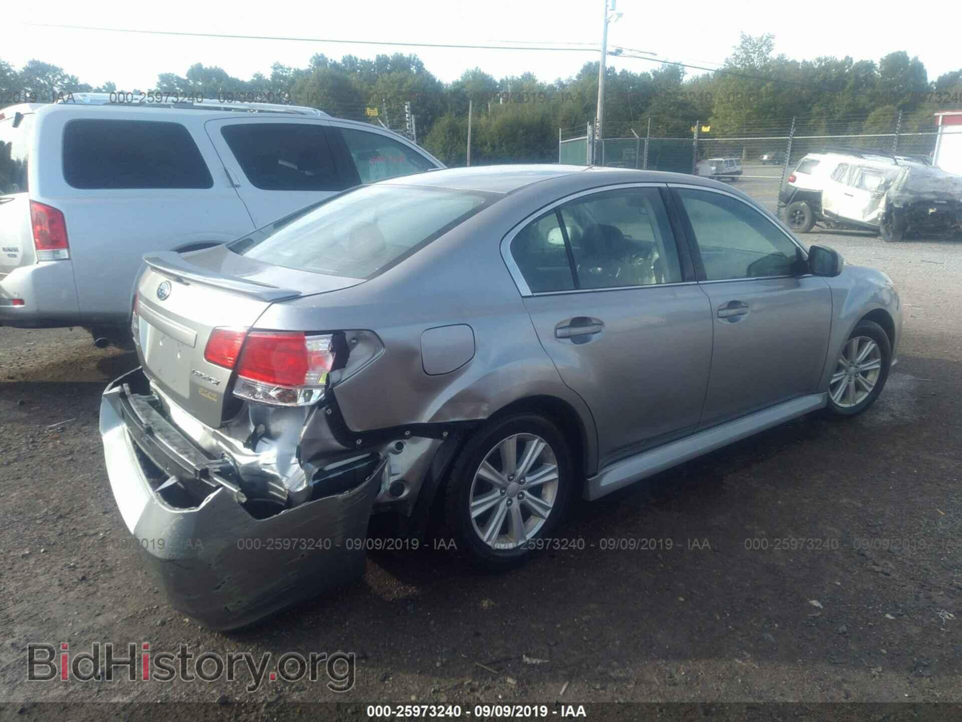 2011 SUBARU LEGACY - VIN: 4S3BMBC61B3222976 - Фото 4
