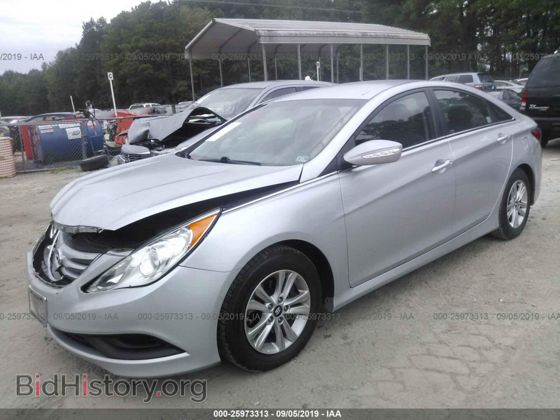 2014 HYUNDAI SONATA - VIN: 5NPEB4AC8EH936734 - Фото 2
