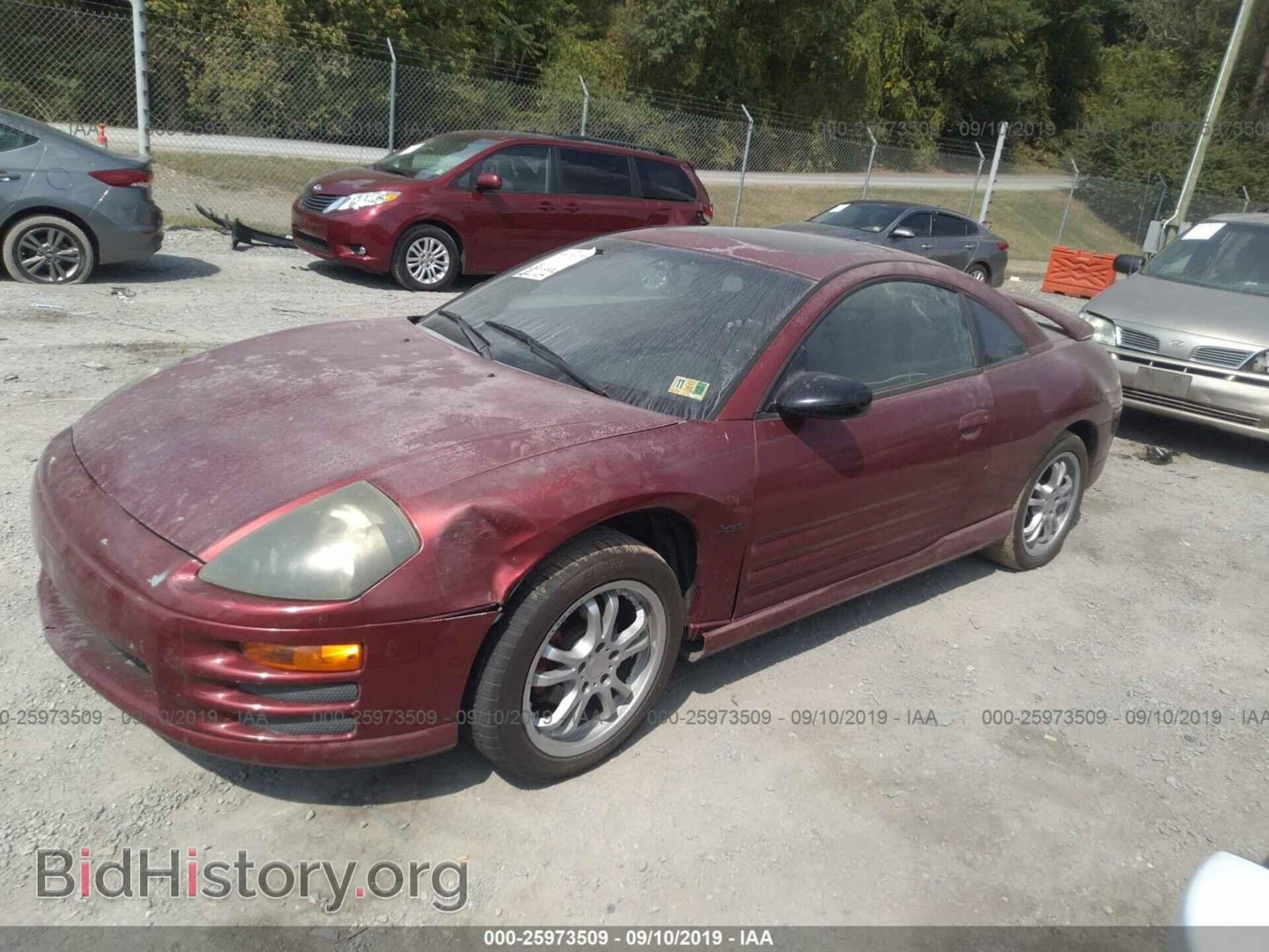 2002 MITSUBISHI ECLIPSE - VIN: 4A3AC84H62E102383 - Photo 2