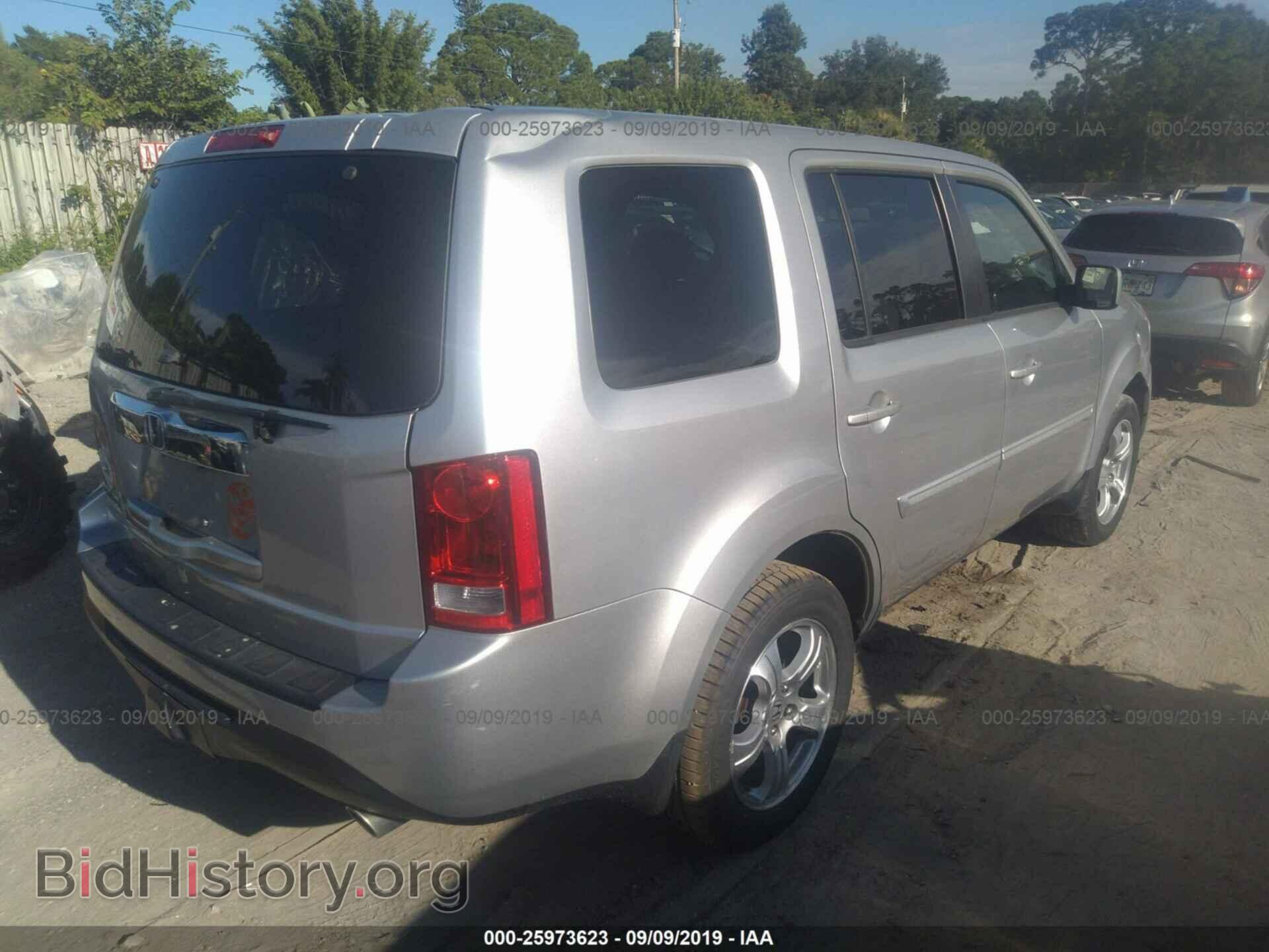 2013 HONDA PILOT - VIN: 5FNYF3H56DB011692 - Фото 4