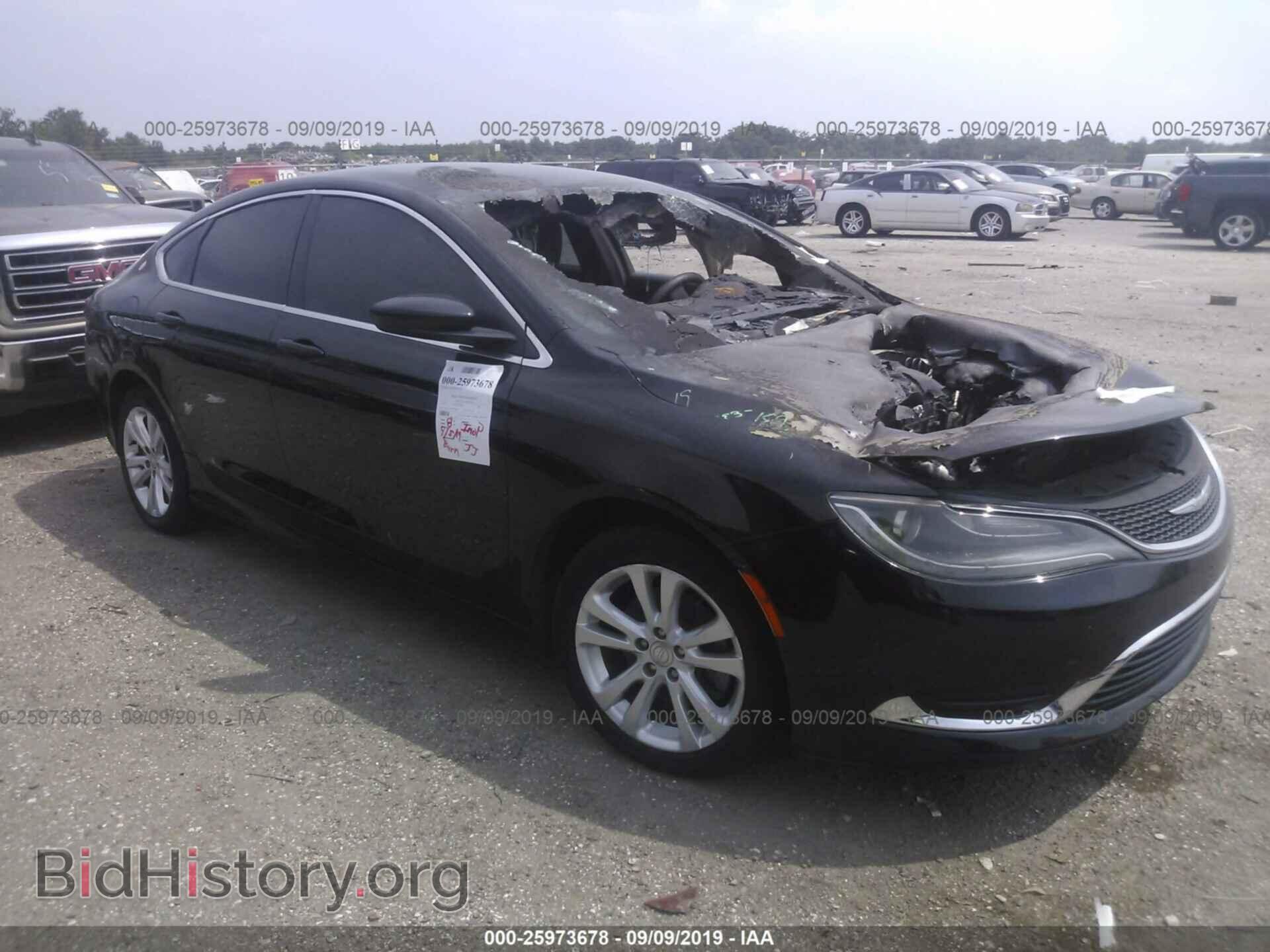 Фотография 1C3CCCAB5GN108167 - CHRYSLER 200 2016