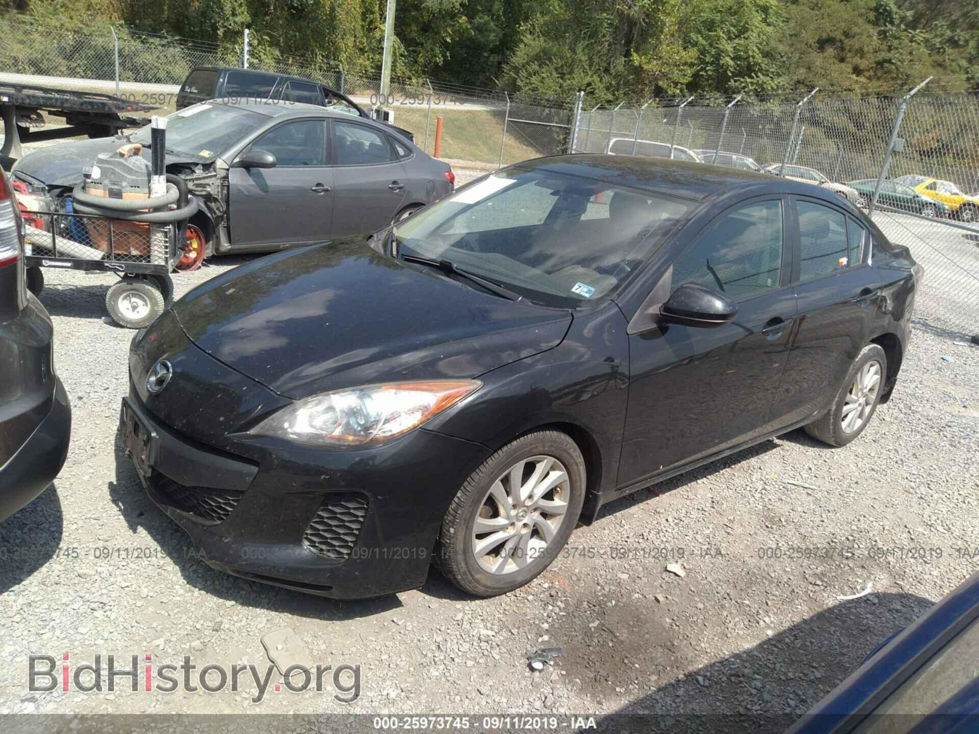 2012 MAZDA 3 - VIN: JM1BL1V70C1693713 - Фото 2