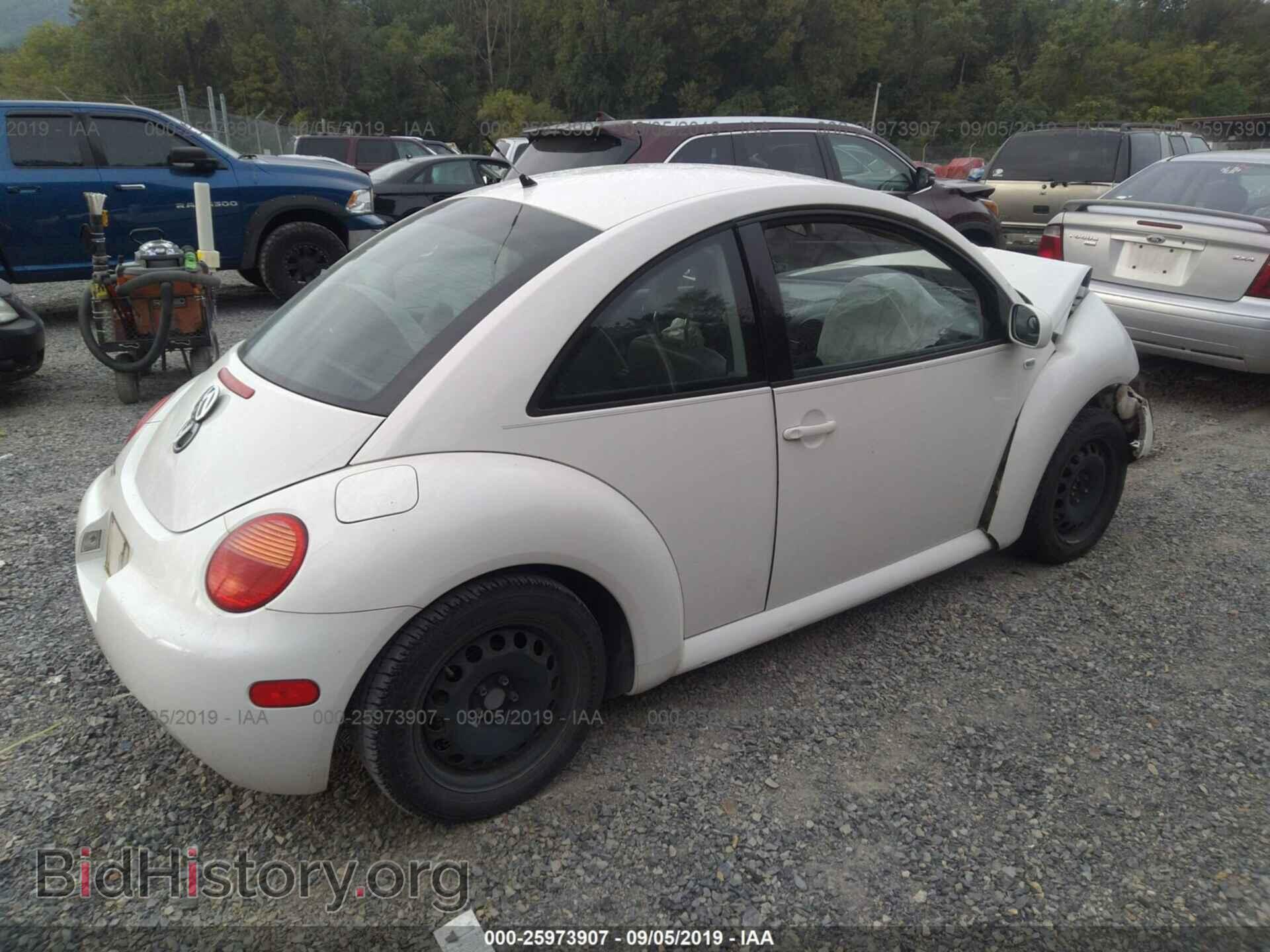 2001 VOLKSWAGEN NEW BEETLE - VIN: 3VWCS21C01M433650 - Фото 4