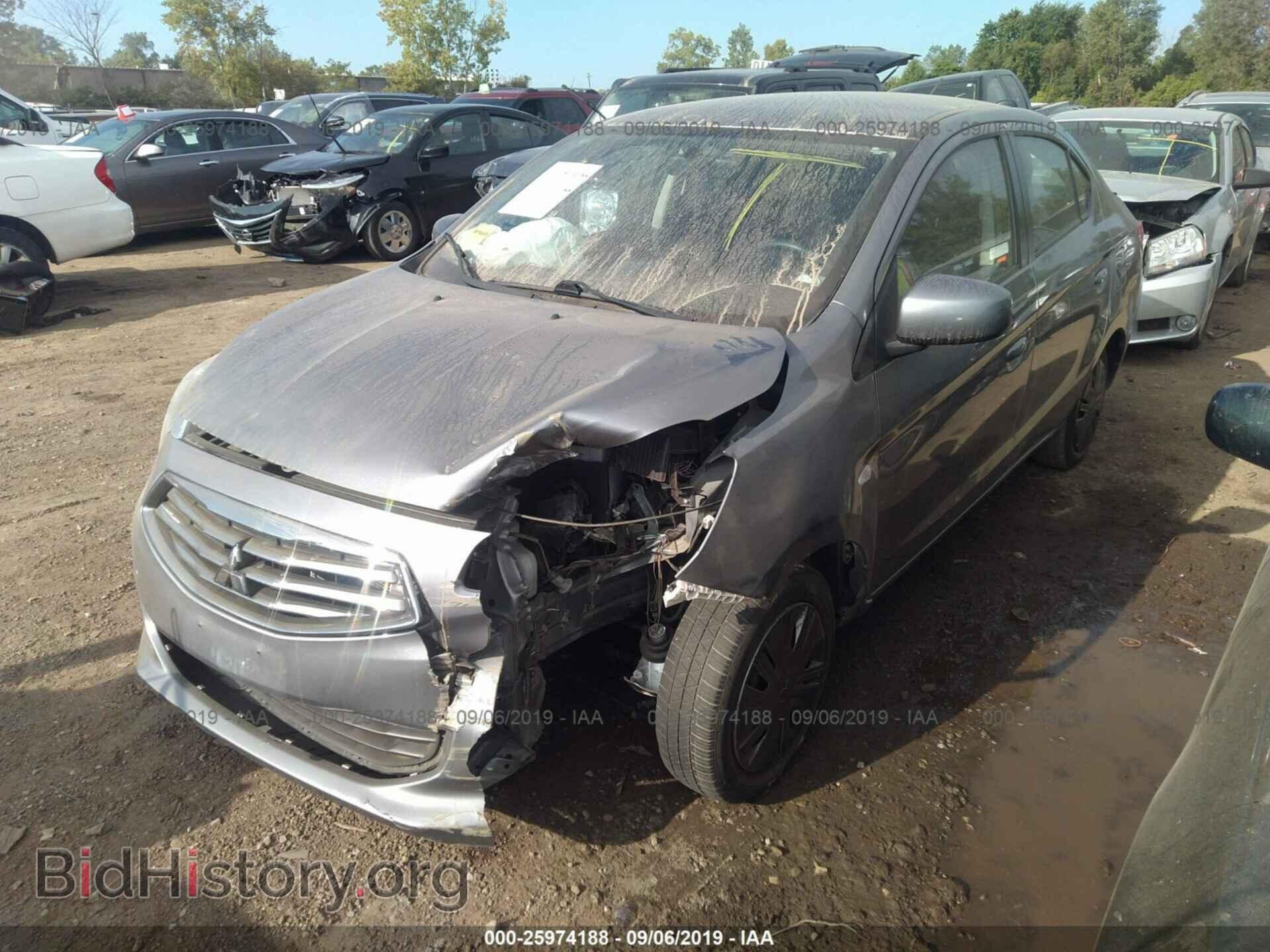 2017 MITSUBISHI MIRAGE - VIN: ML32F3FJ5HHF20075 - Фото 2