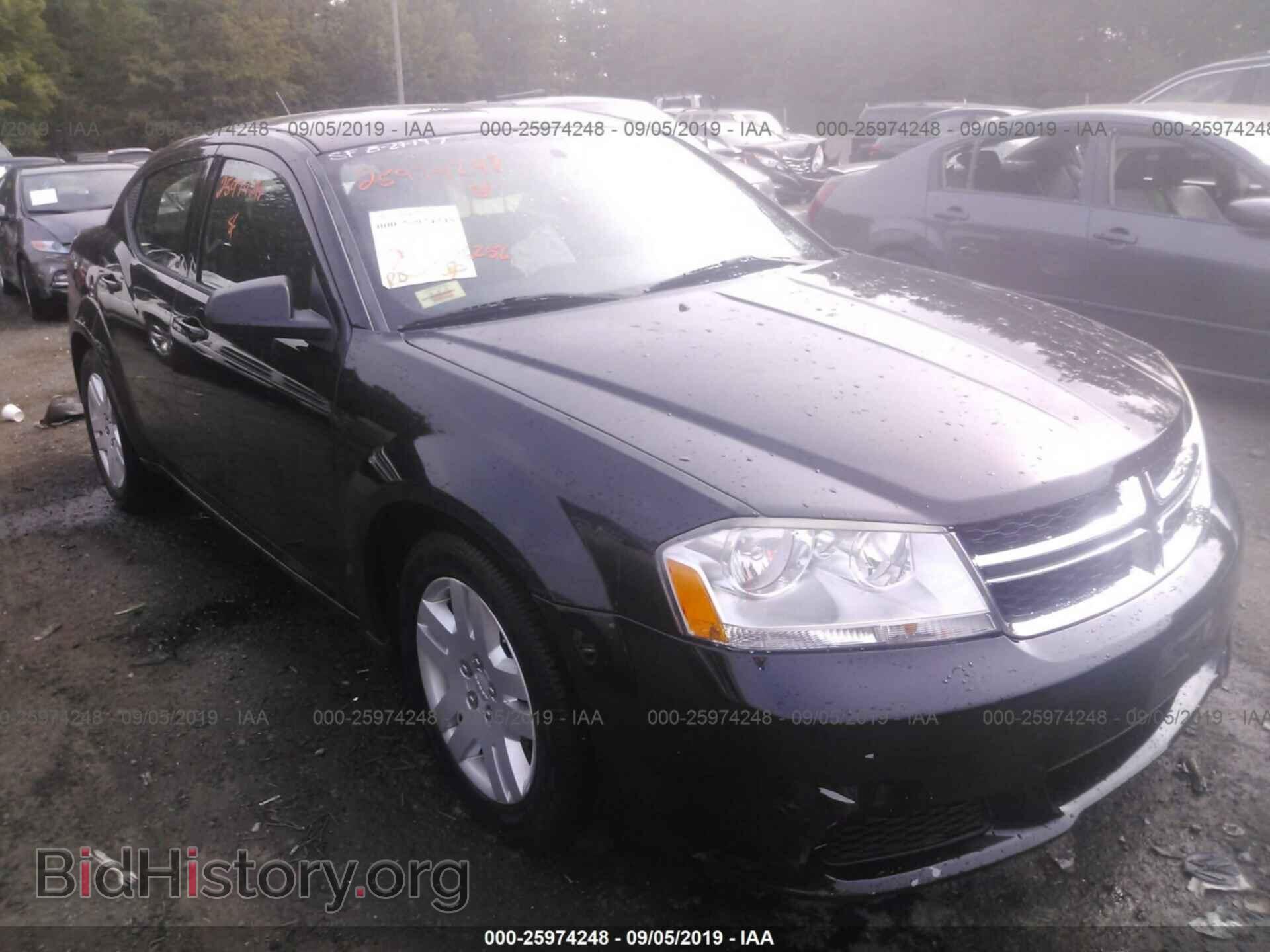 Photo 1C3CDZAB1CN177352 - DODGE AVENGER 2012