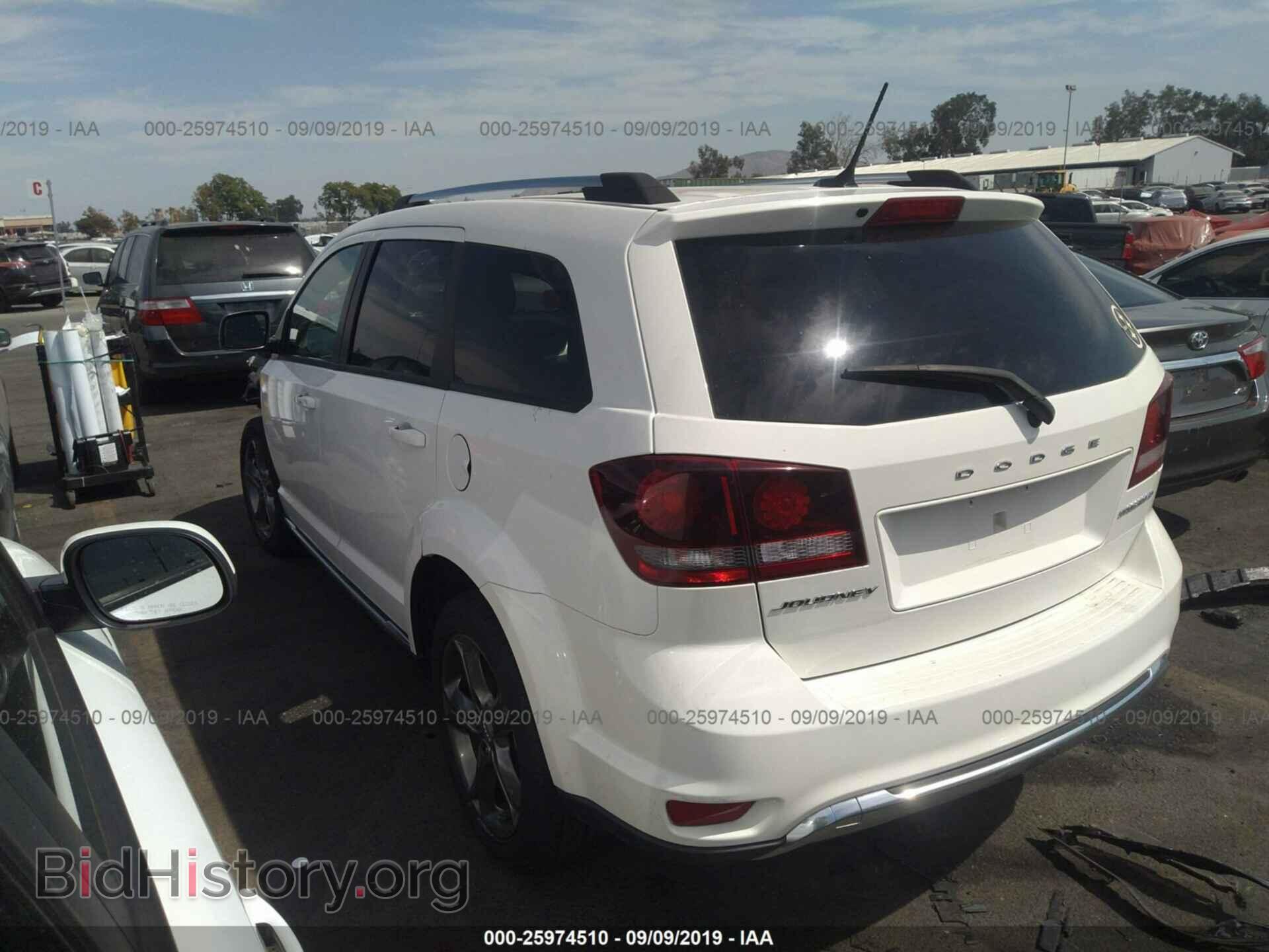 2016 DODGE JOURNEY - VIN: 3C4PDCGB9GT219743 - Фото 3