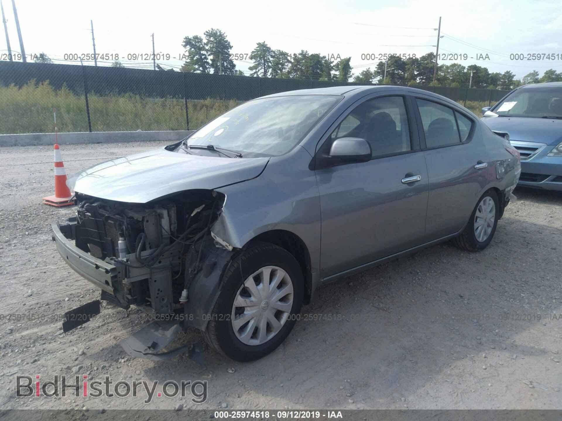 2012 NISSAN VERSA - VIN: 3N1CN7AP2CL891101 - Фото 2