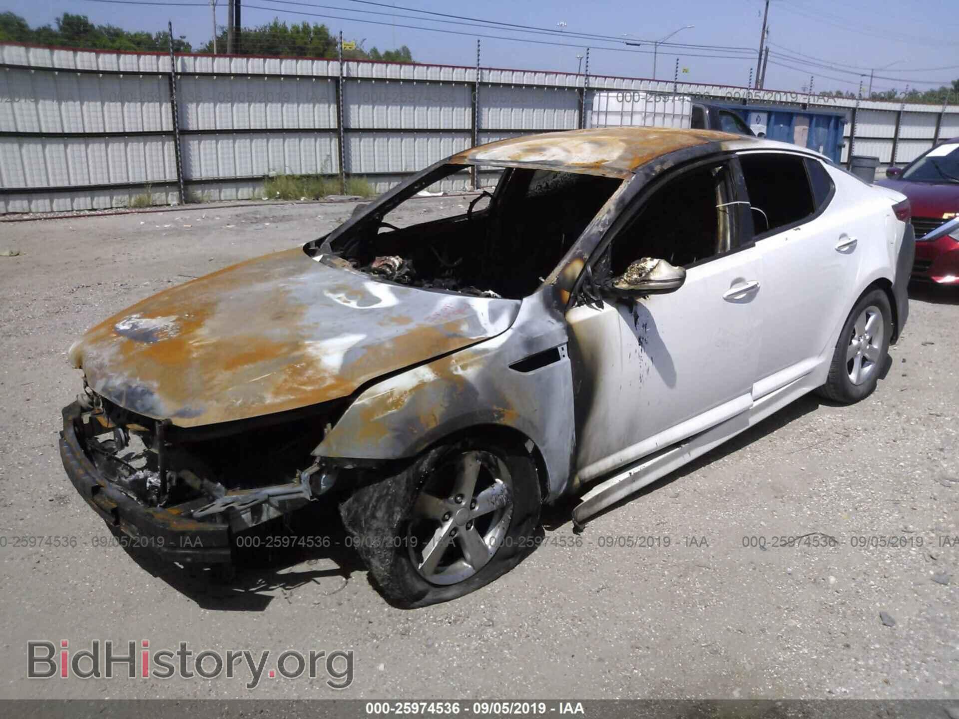 2015 KIA OPTIMA - VIN: KNAGM4A74F5551093 - Фото 2