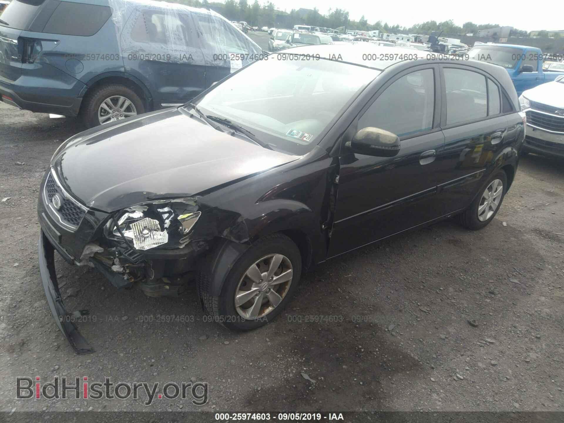 2011 KIA RIO - VIN: KNADH5A31B6805342 - Фото 2