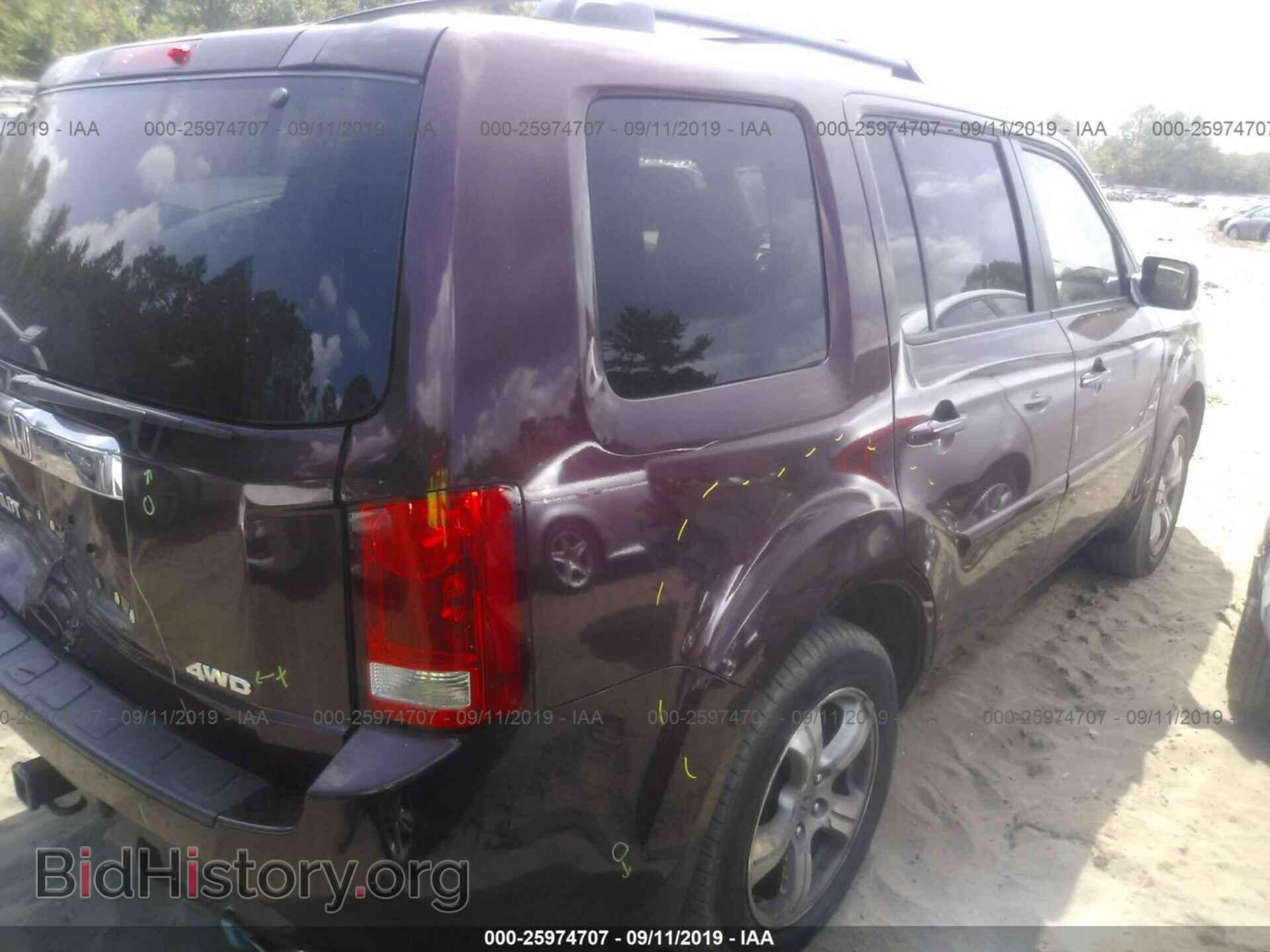 2012 HONDA PILOT - VIN: 5FNYF4H73CB017200 - Фото 4