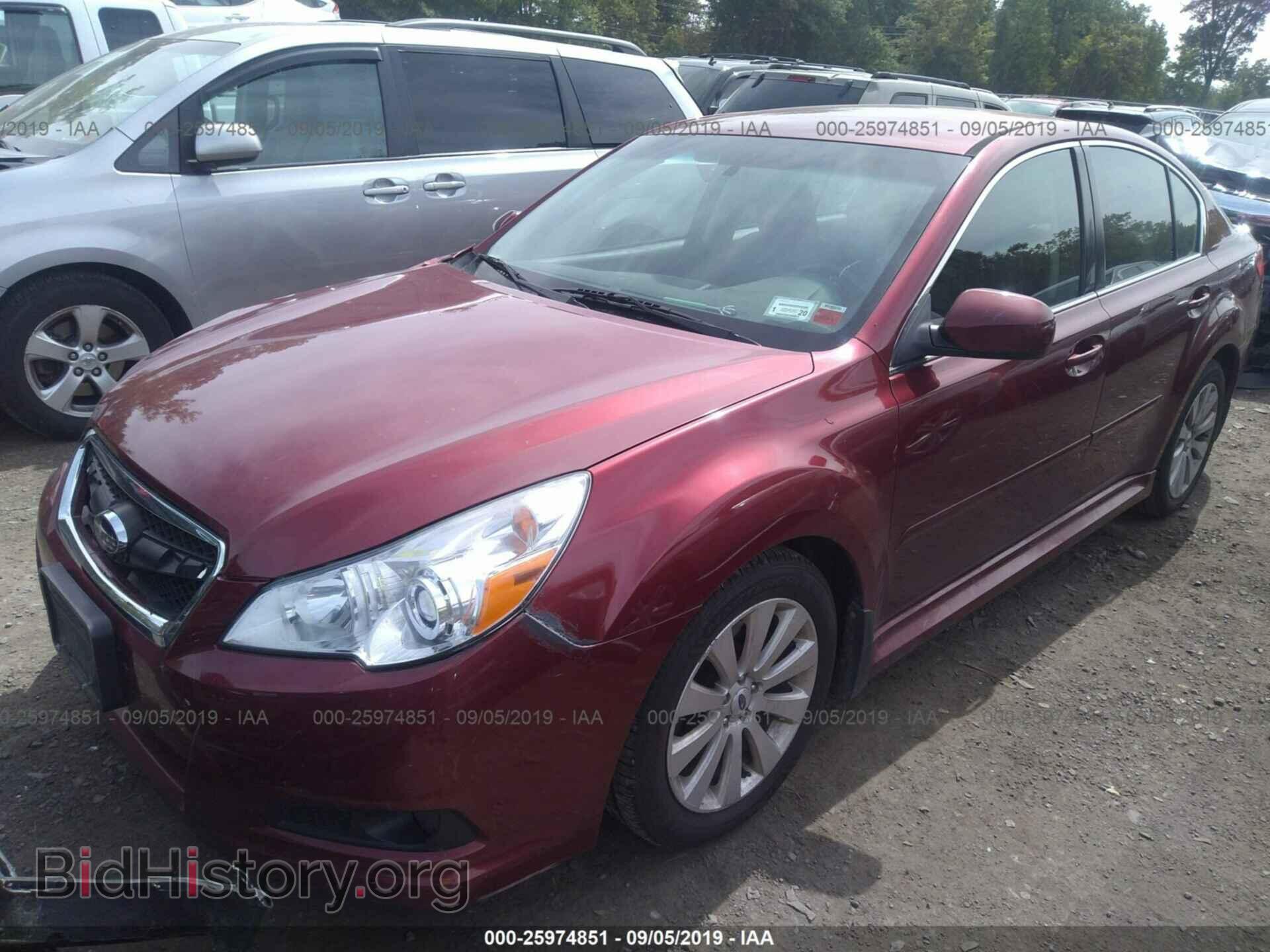 2012 SUBARU LEGACY - VIN: 4S3BMDJ68C2024126 - Фото 2