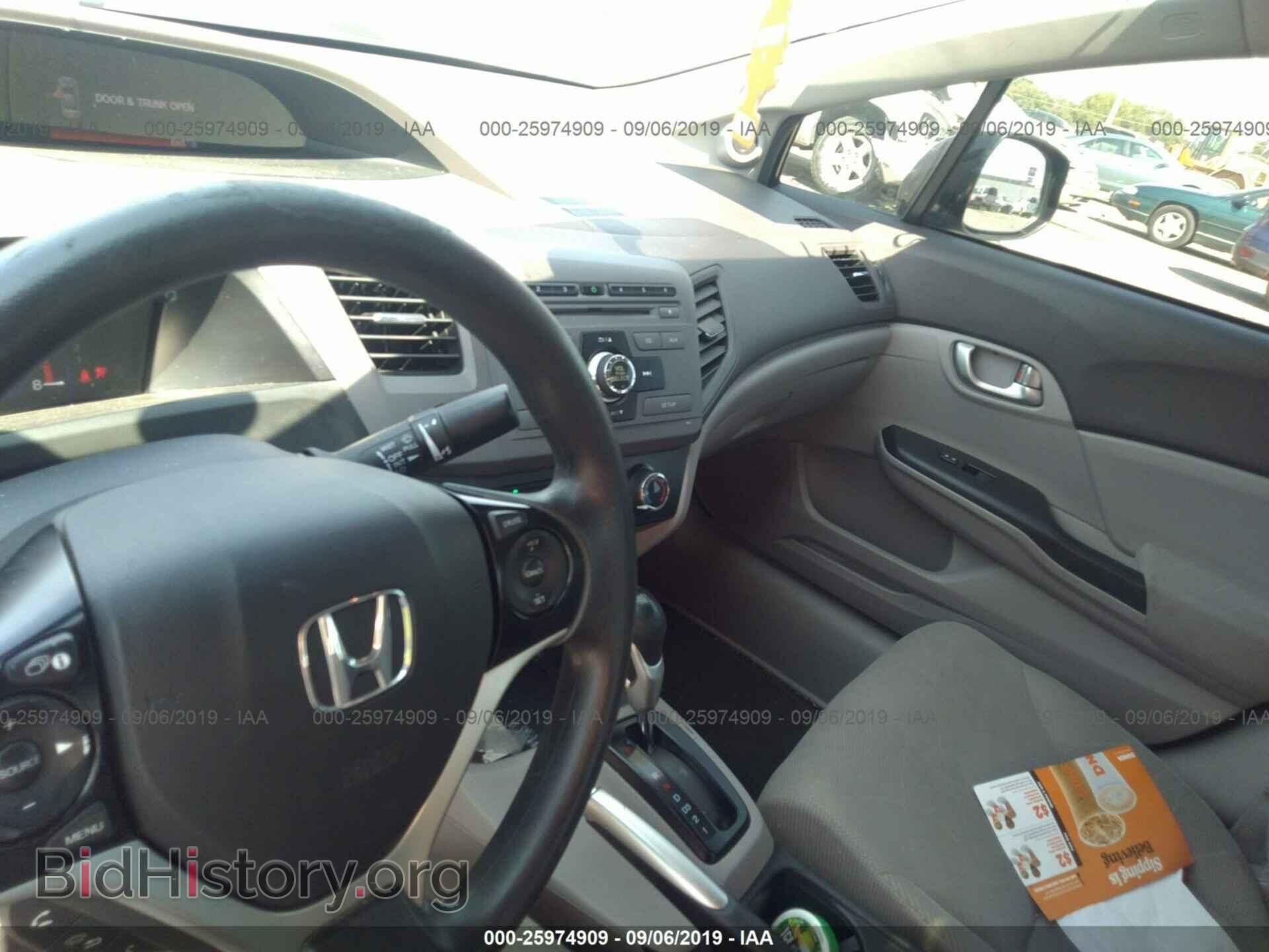 2012 HONDA CIVIC - VIN: 19XFB2F86CE388778 - Фото 5