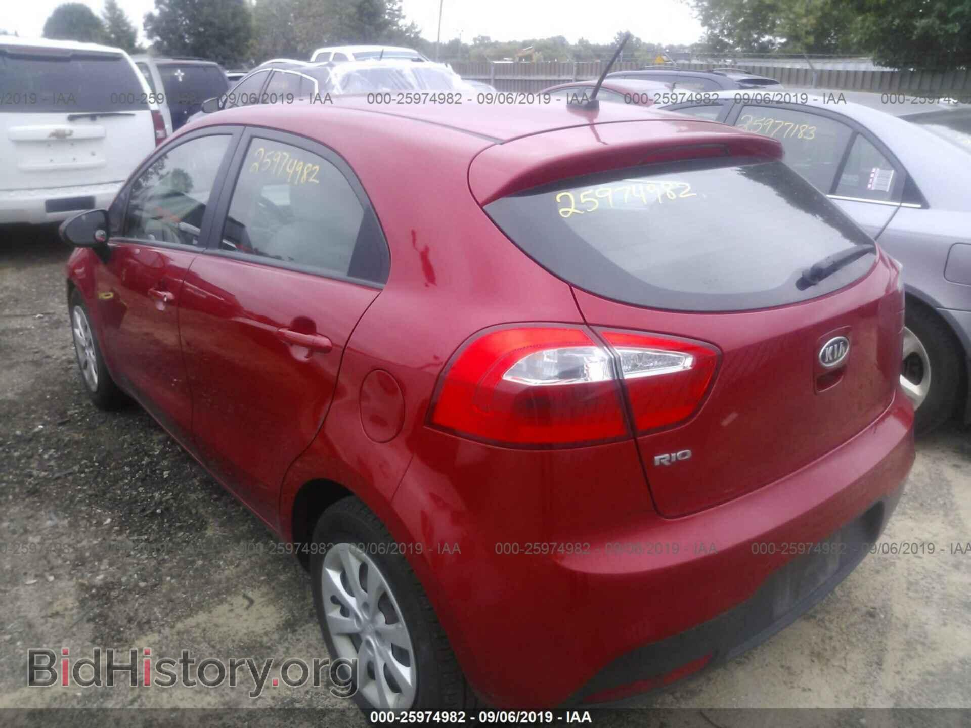 2012 KIA RIO - VIN: KNADM5A34C6014204 - Фото 3