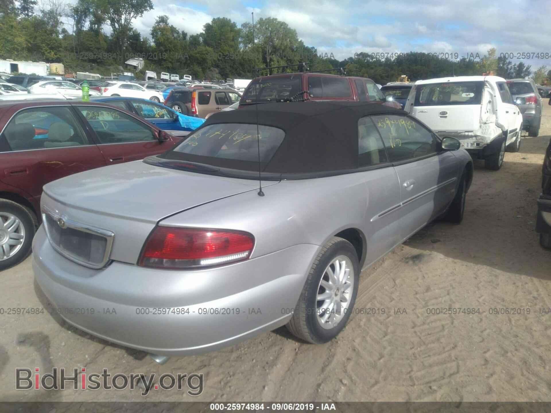 2001 CHRYSLER SEBRING - VIN: 1C3EL55U61N663667 - Фото 4