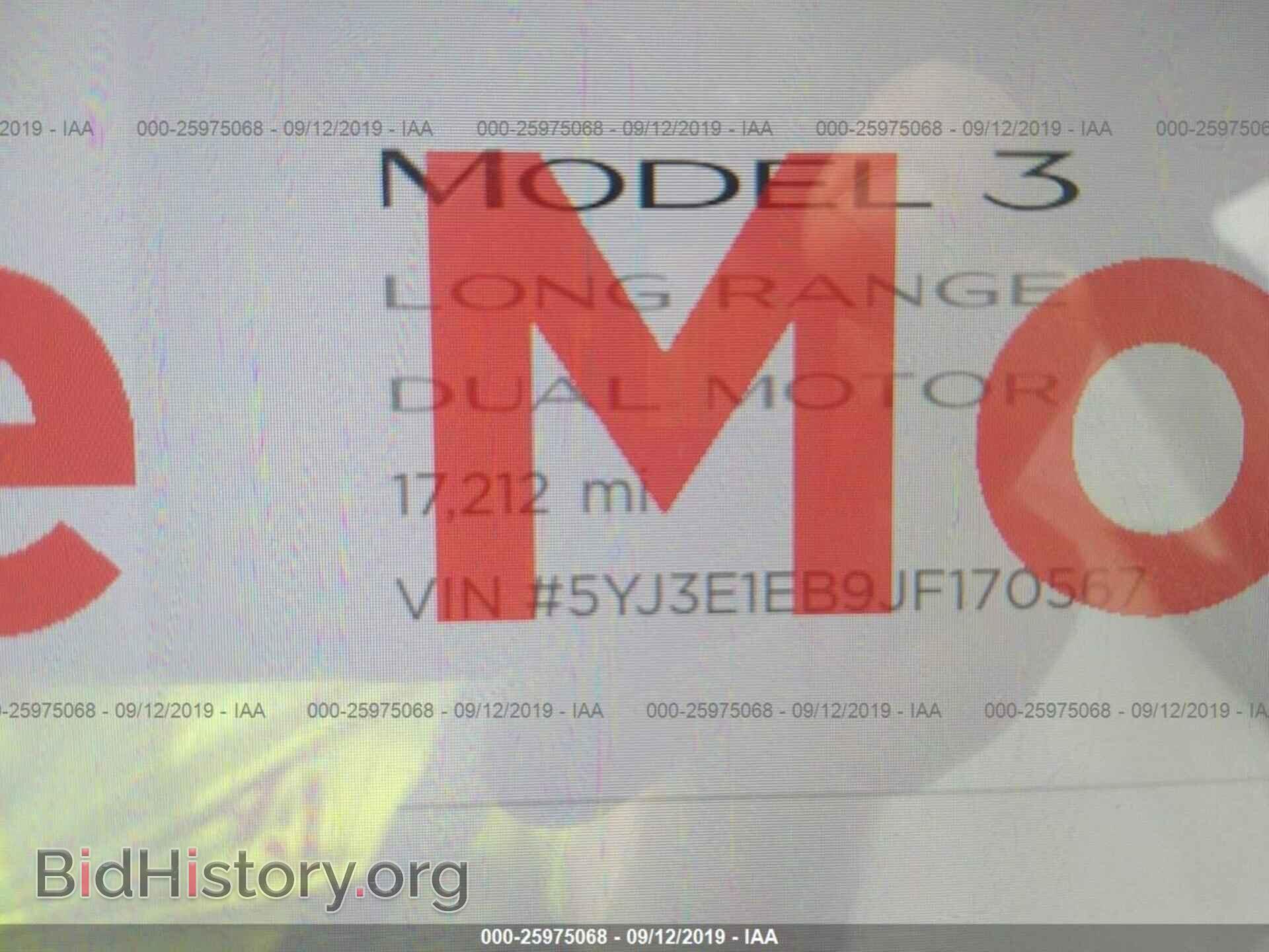 2018 TESLA MODEL 3 - VIN: 5YJ3E1EB9JF170567 - Фото 7