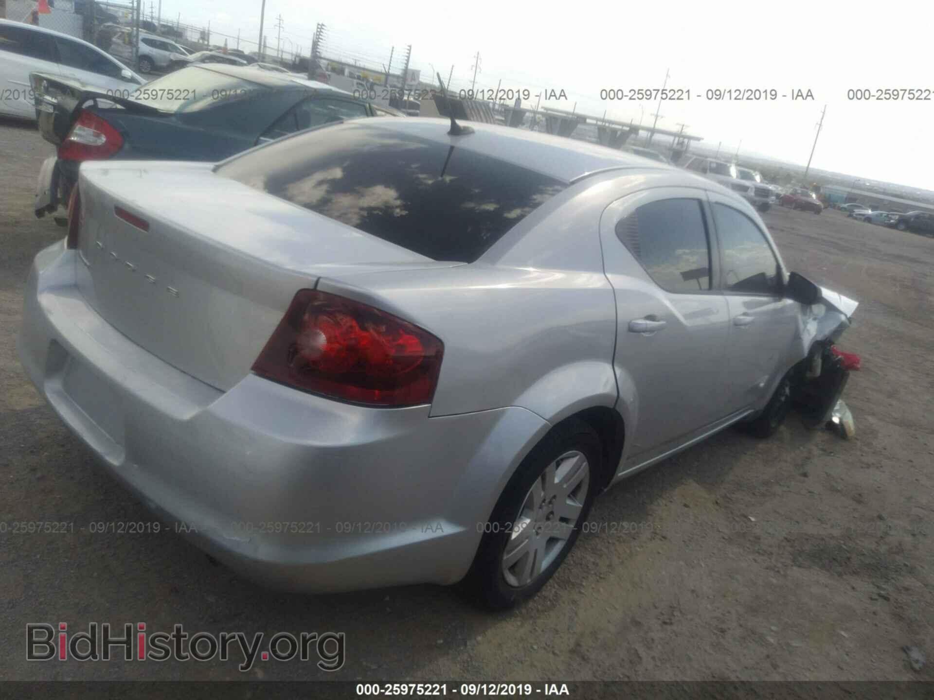 2011 DODGE AVENGER - VIN: 1B3BD4FB2BN620739 - Фото 4
