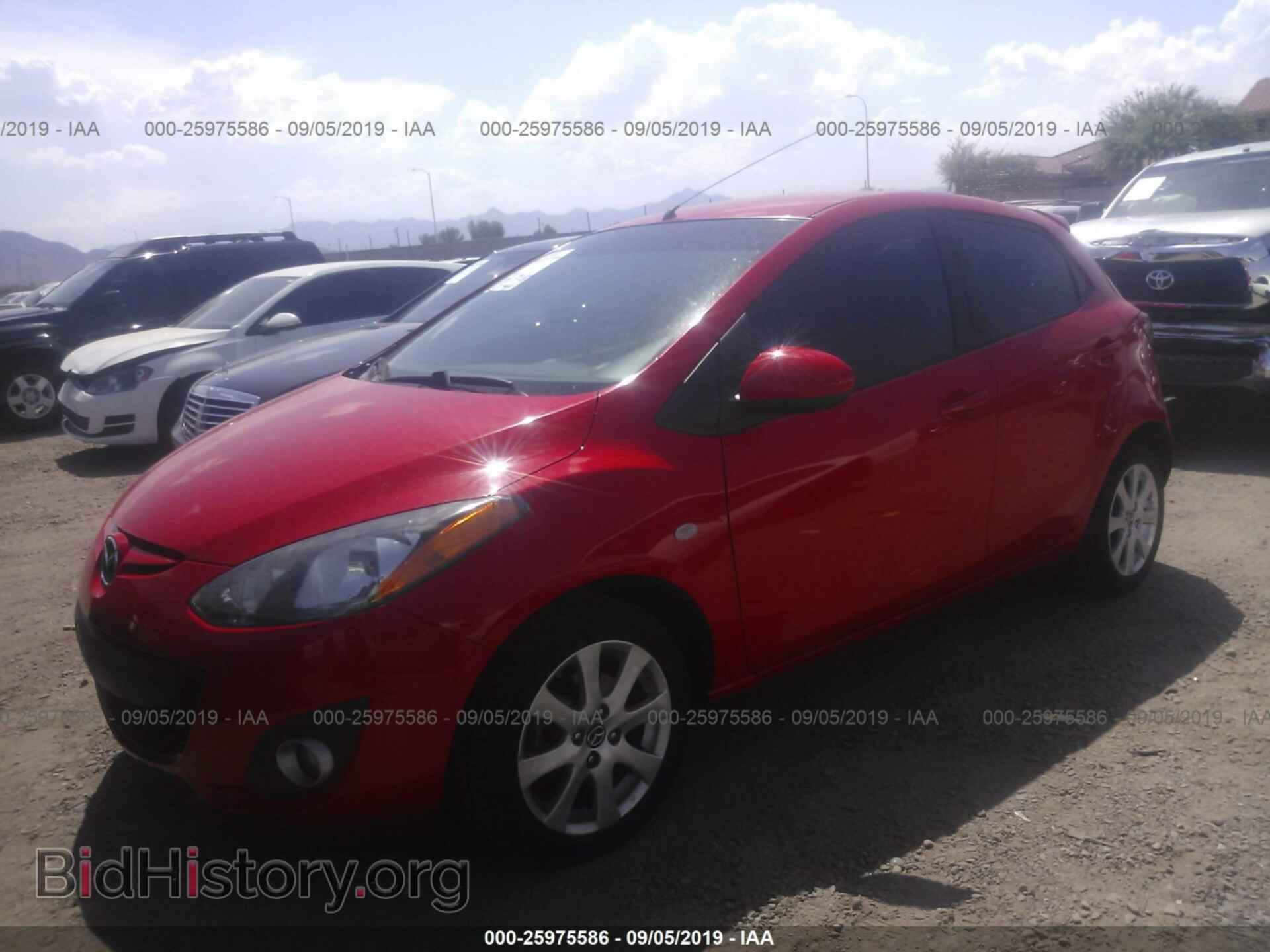 2014 MAZDA MAZDA2 - VIN: JM1DE1LZ5E0177699 - Фото 2