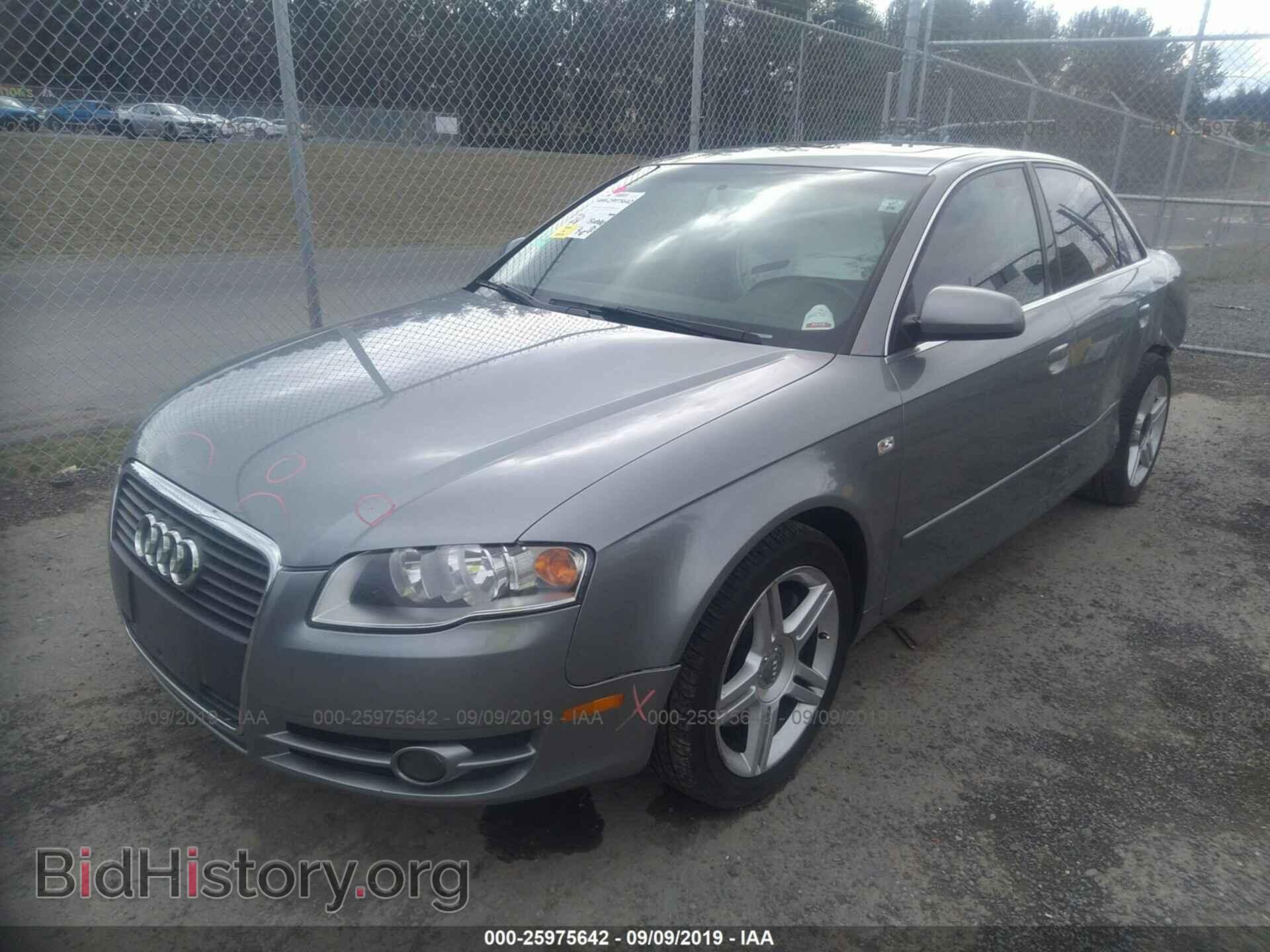 2007 AUDI A4 - VIN: WAUAF78EX7A202521 - Фото 2